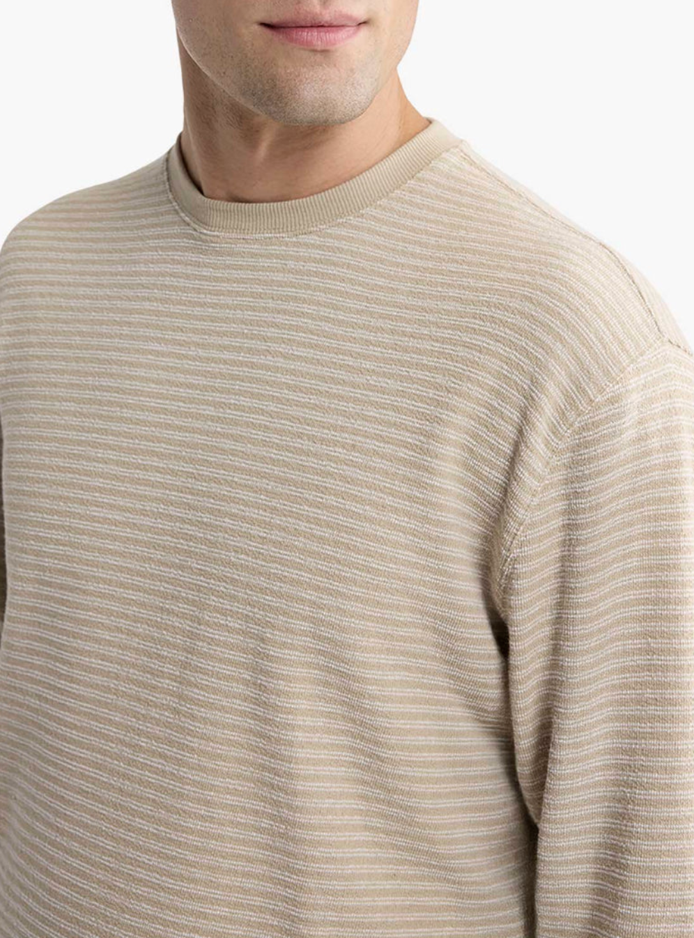 The Sundown Terry Crewneck Natural
