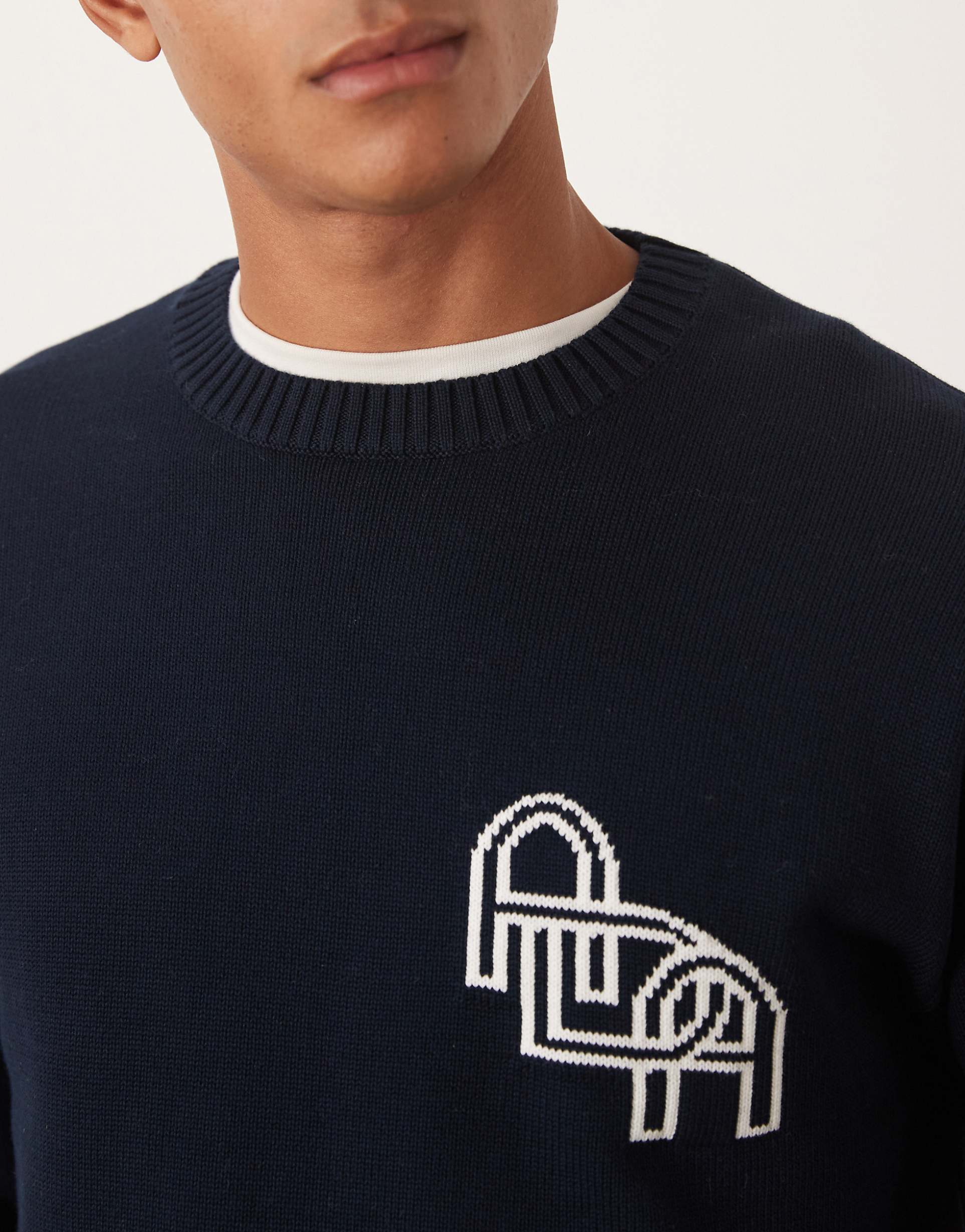 ADA Pilo Knitted Crew Navy