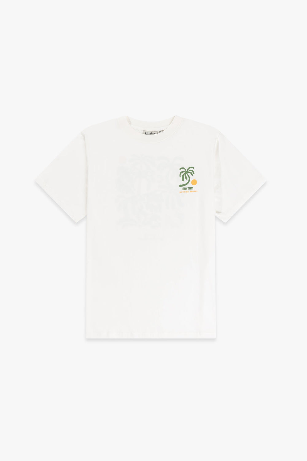 Trees Short Sleeve T-Shirt Vintage White