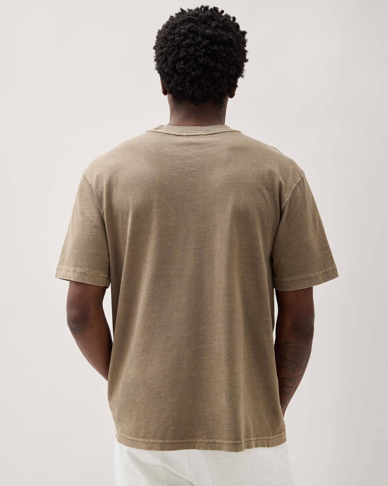 Relaxed Short Sleeve Tee Warm Grey