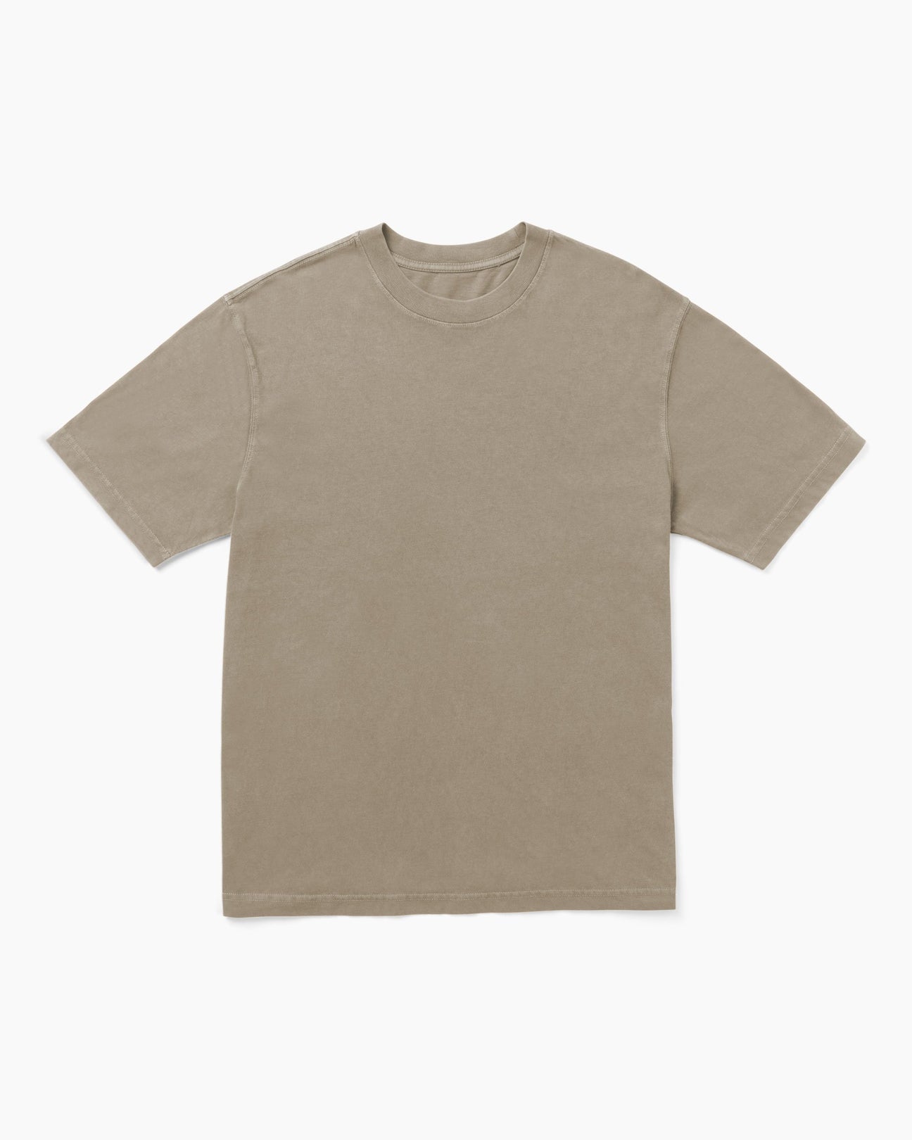 Relaxed Short Sleeve Tee Warm Grey