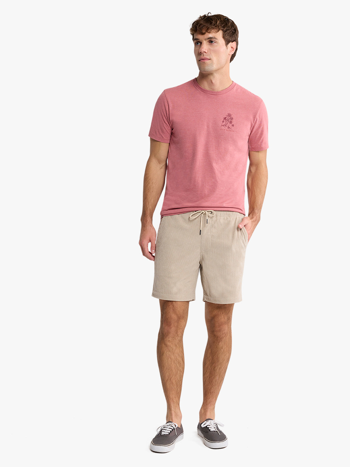 The Wilder Stretch Corduroy Short Khaki