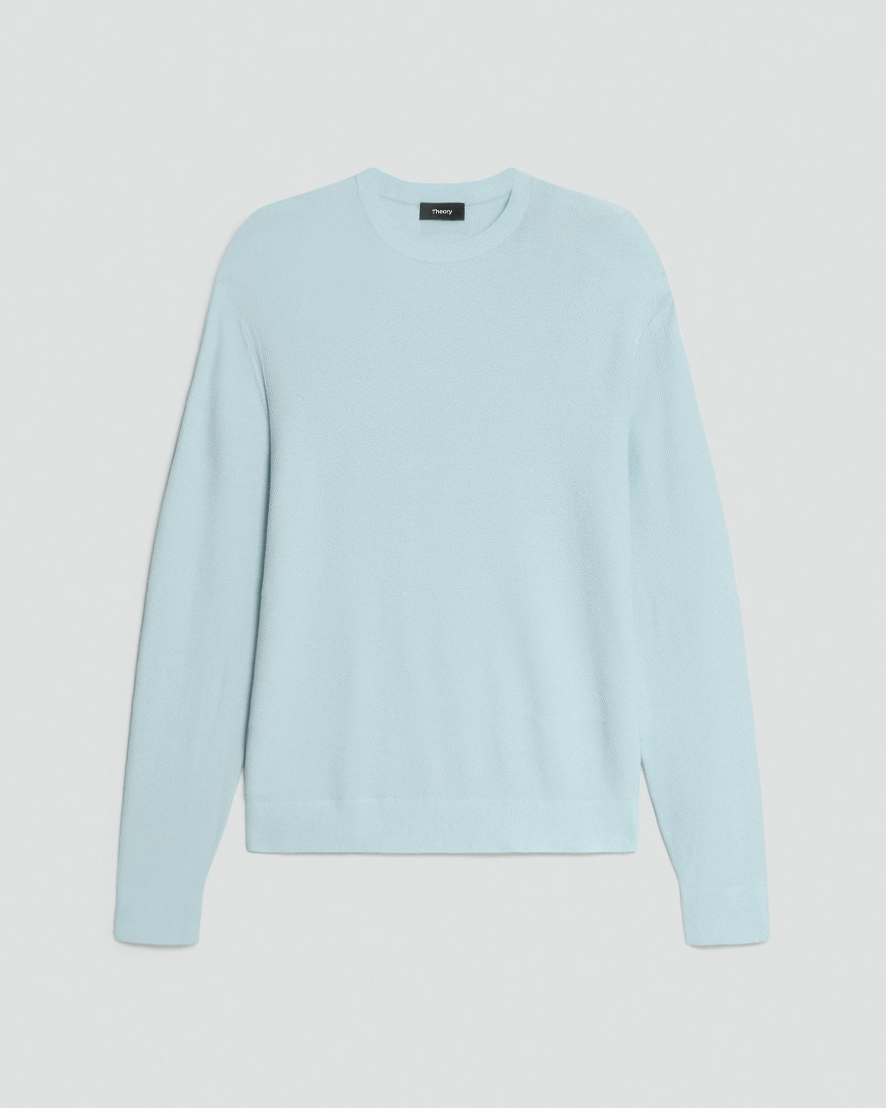 Riland Crewneck Sweater in Light Bilen Light Ocean Air