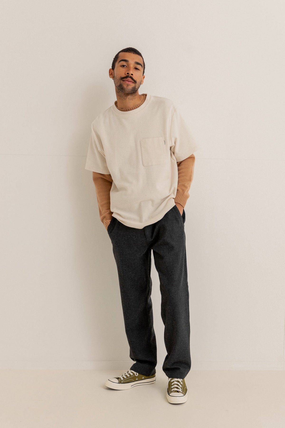 Vintage Terry Short Sleeve T-Shirt Natural