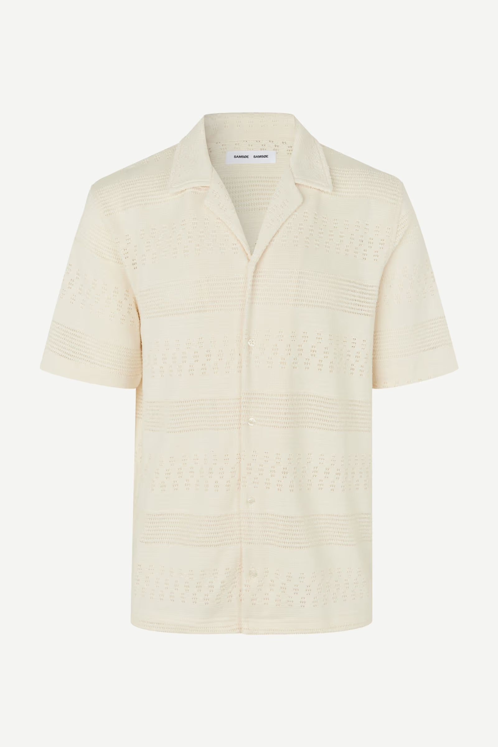 Samartin Stripe Shirt Clear Cream
