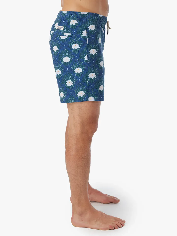 The Bayberry Trunk (WL) Navy White Lotus WL