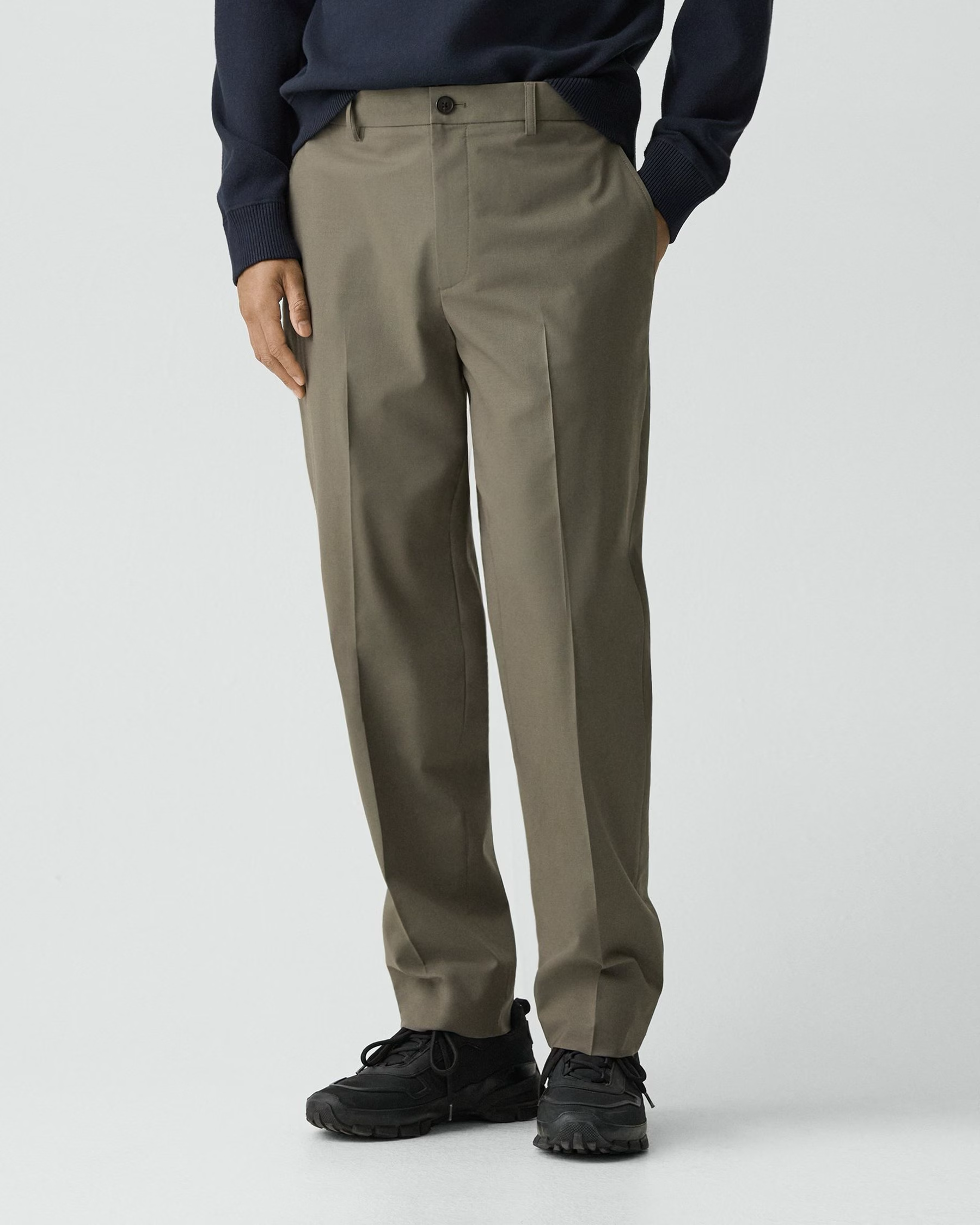 Curtis Travel Pant in Motion Wool Morel
