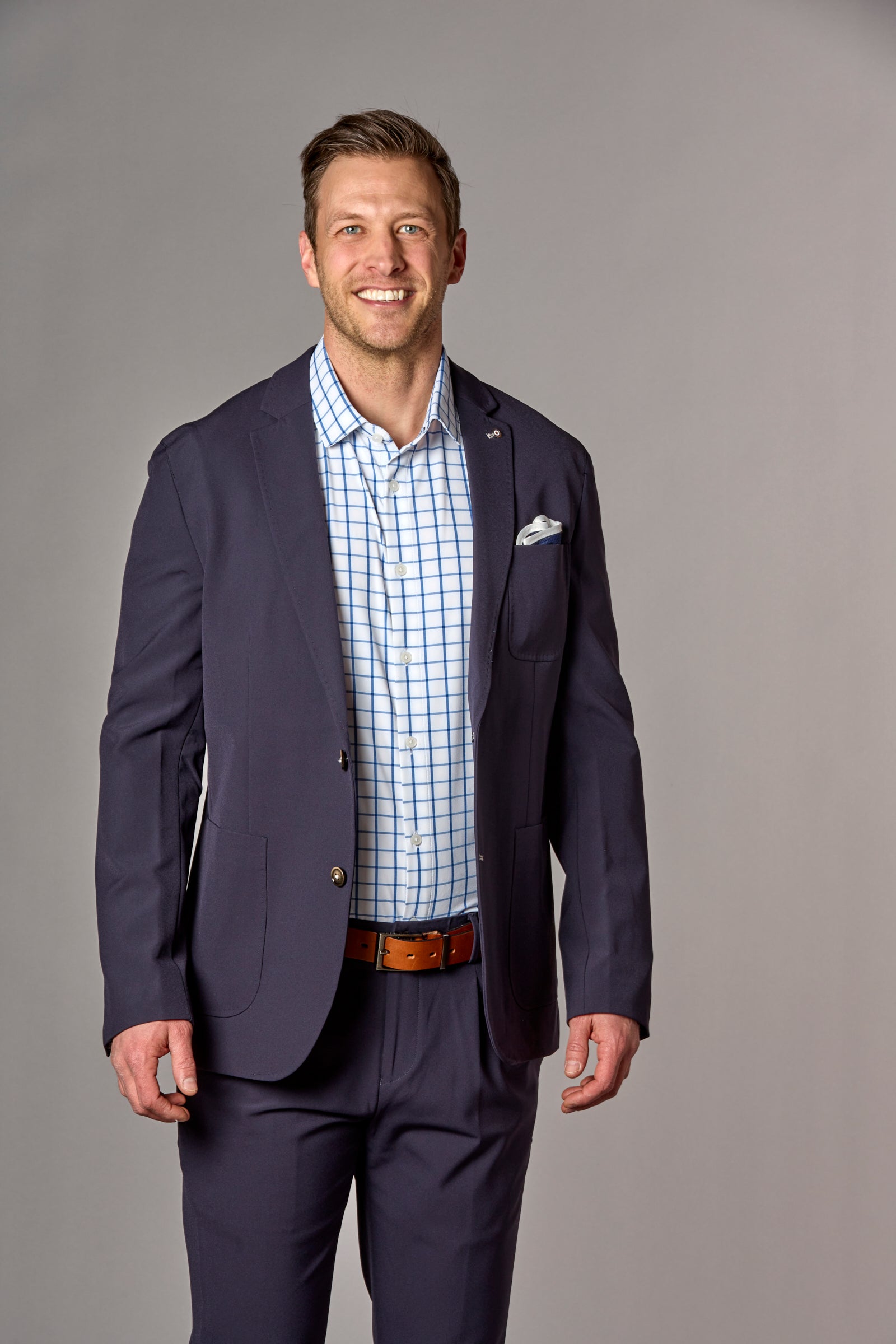 Tech Blend Stretch Jacket Navy