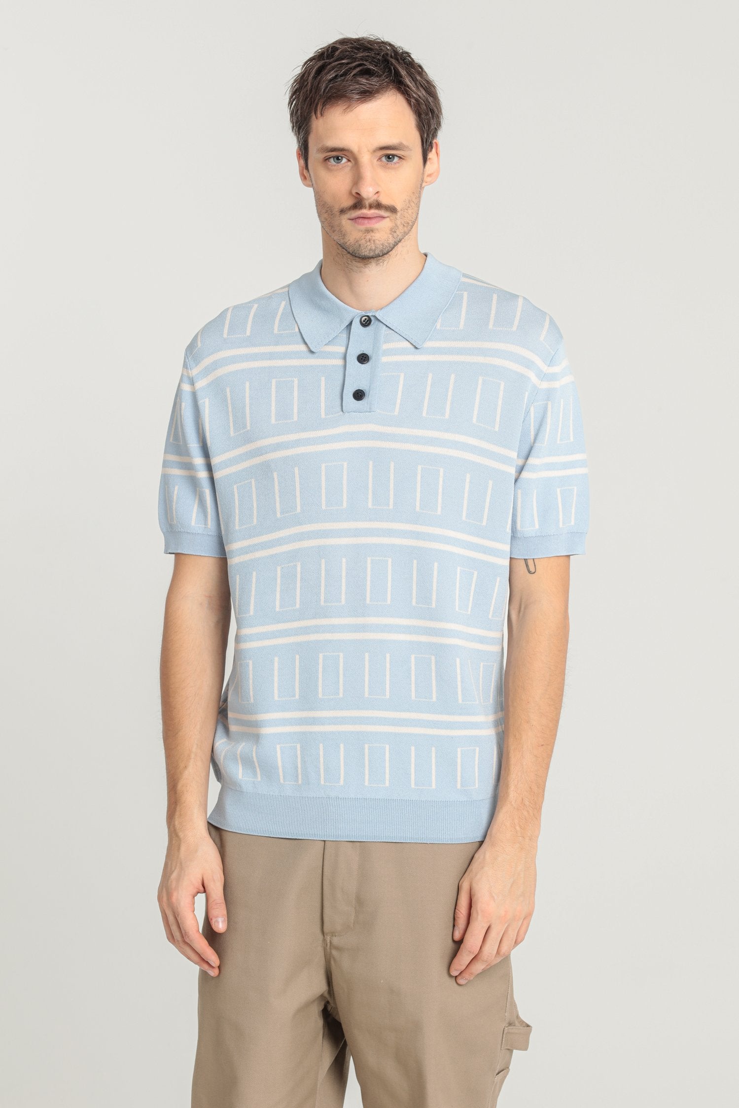 Sorgen Sweater Polo Sky