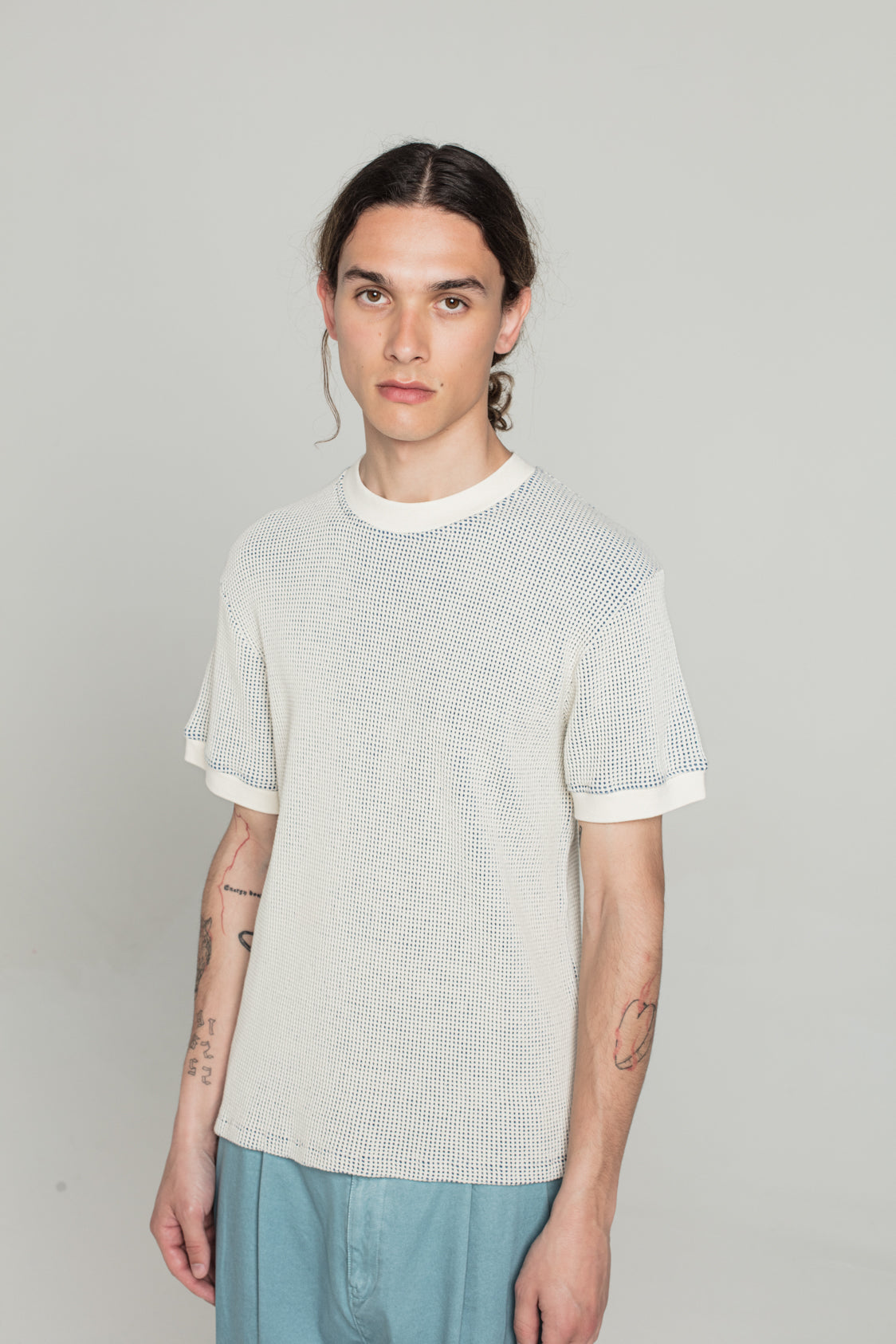 Teinotte Cotton T-Shirt Blue