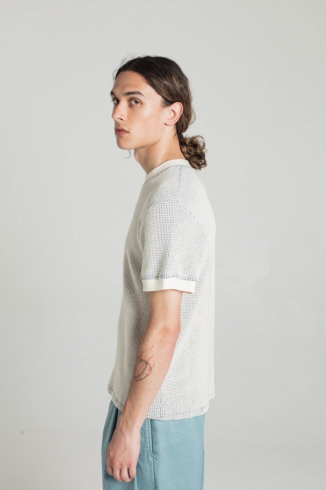 Teinotte Cotton T-Shirt Blue