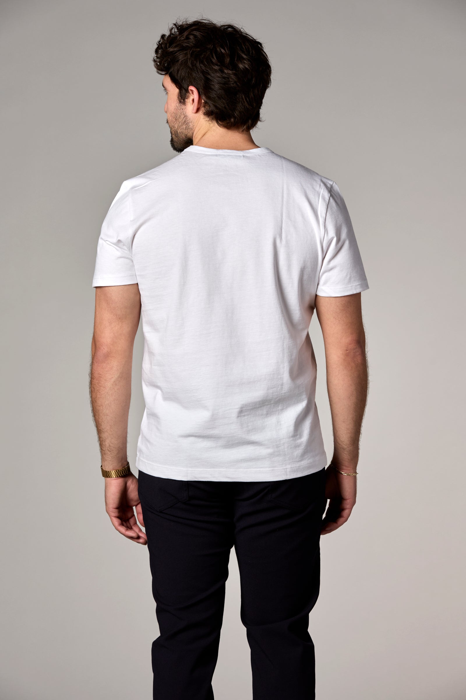 The Rick Crewneck Tee White