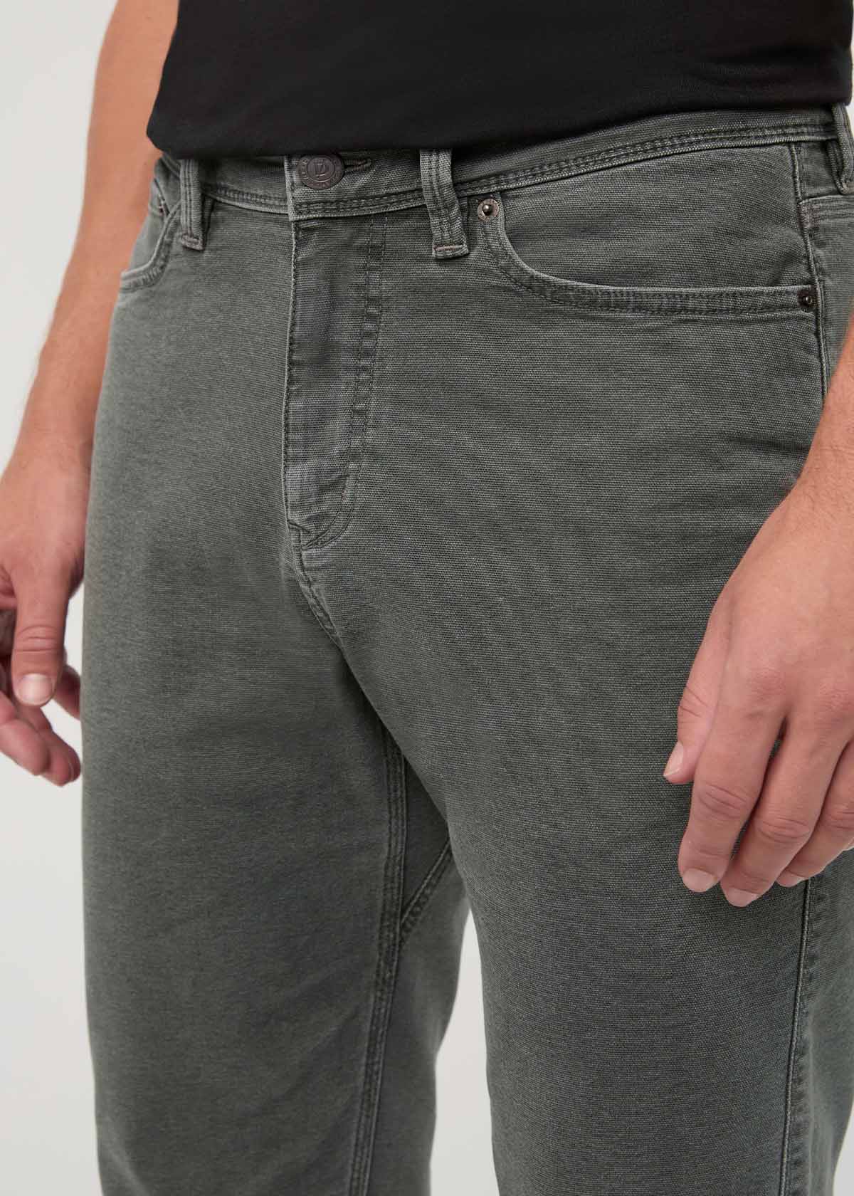 Stretch Canvas Loose Taper Pant Thyme