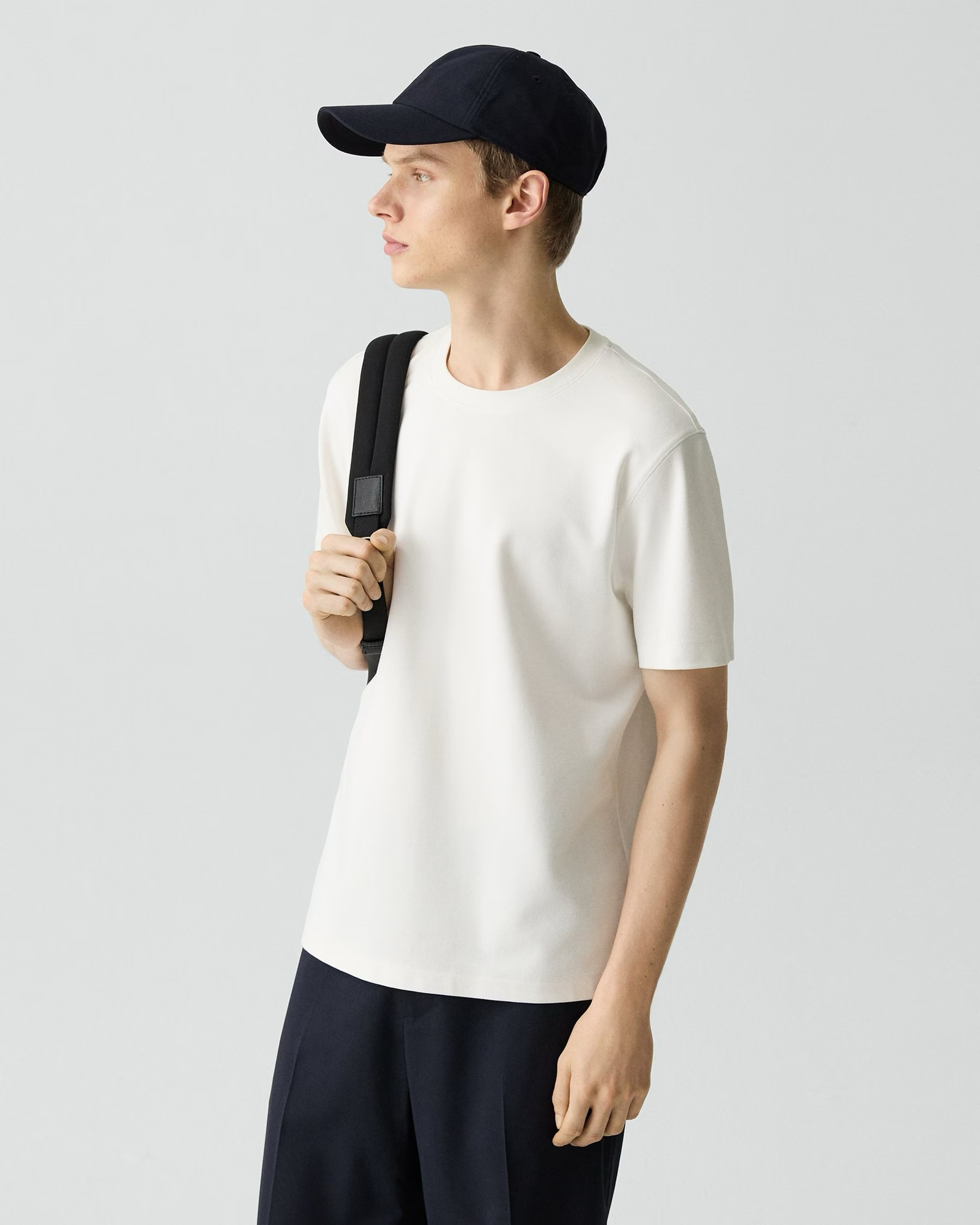 Ryder Tee in Relay Jersey White