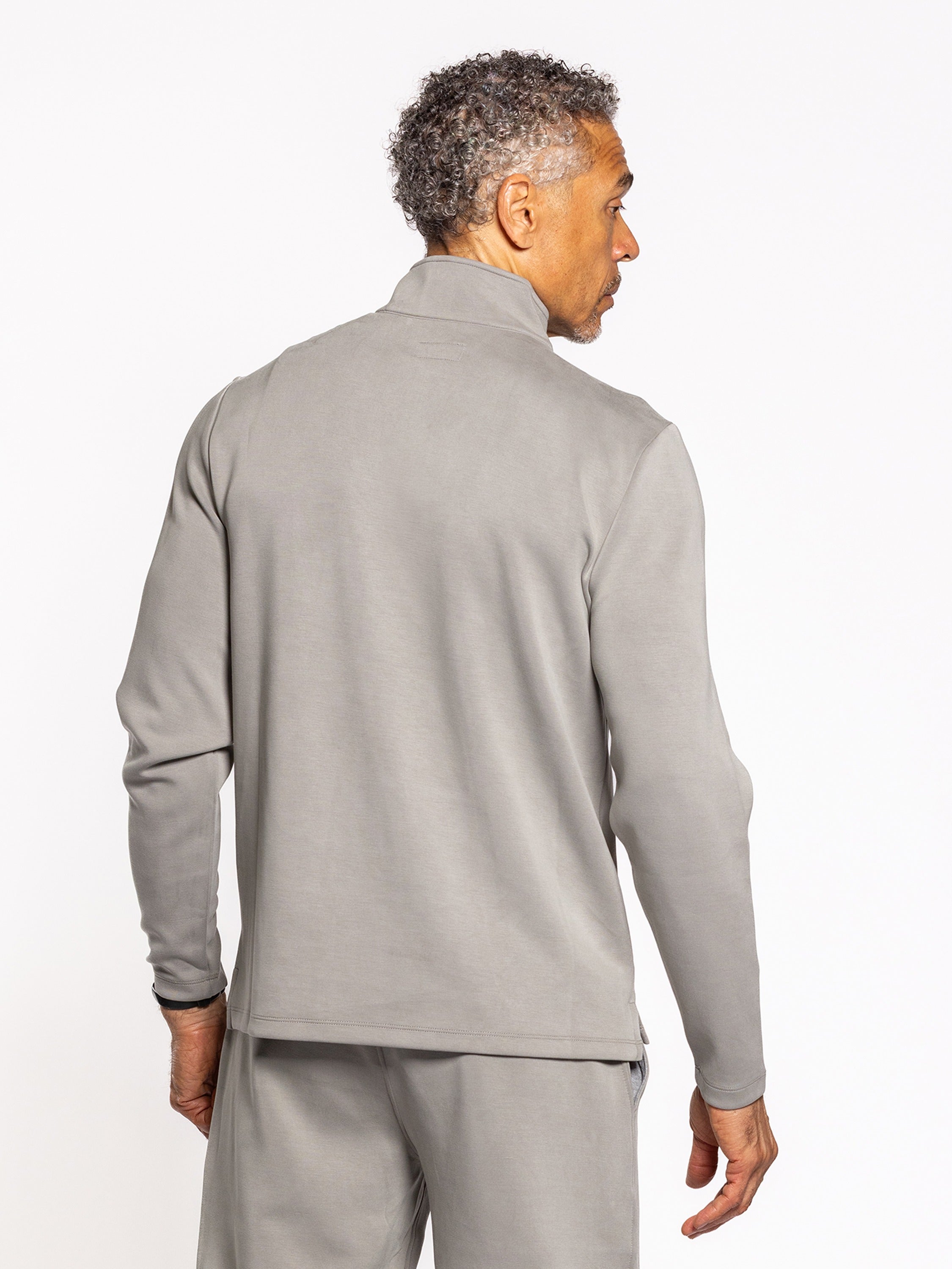 Livin It Quarter Zip Concrete