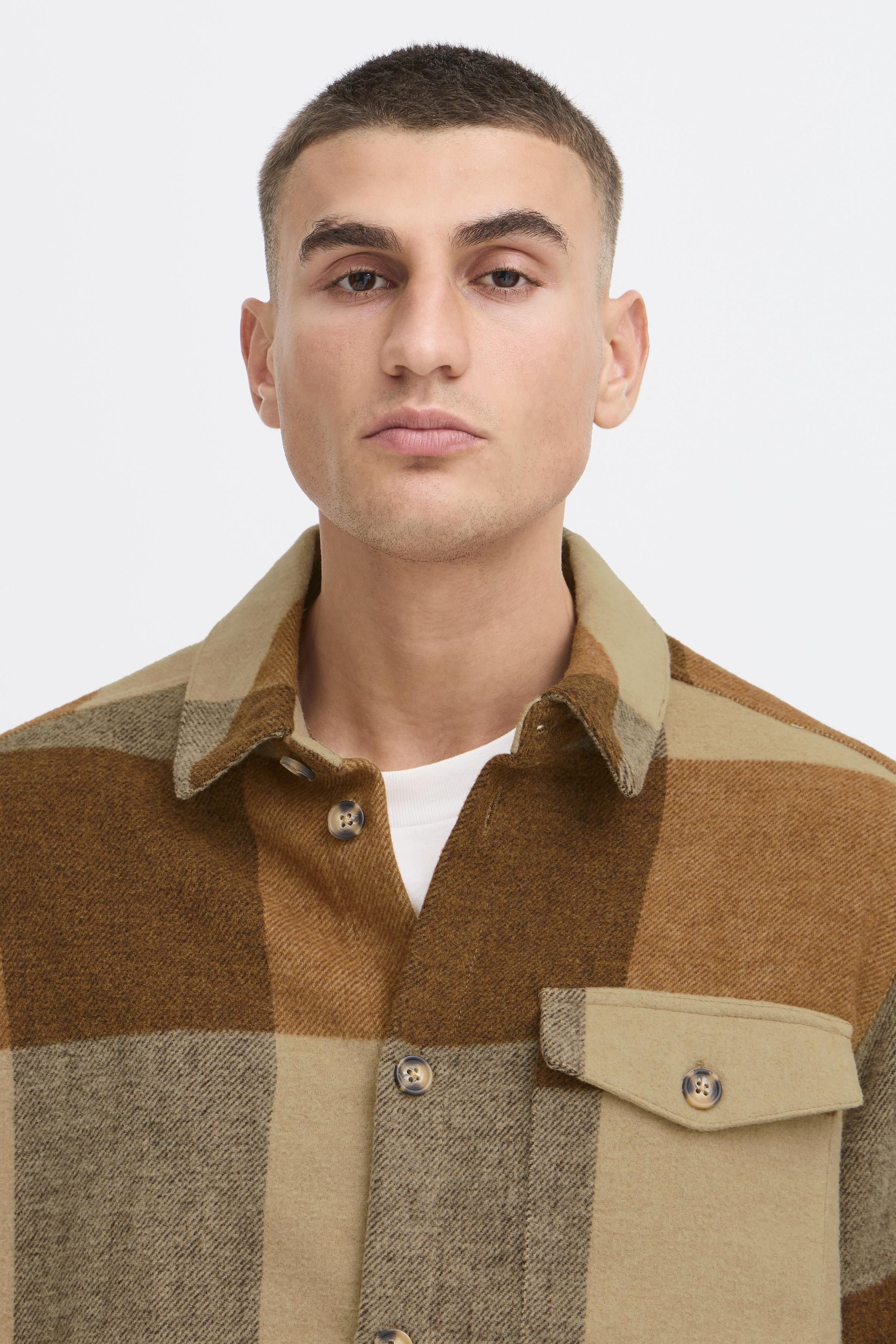 Manheim Buffalo Check Overshirt Cathay Spice