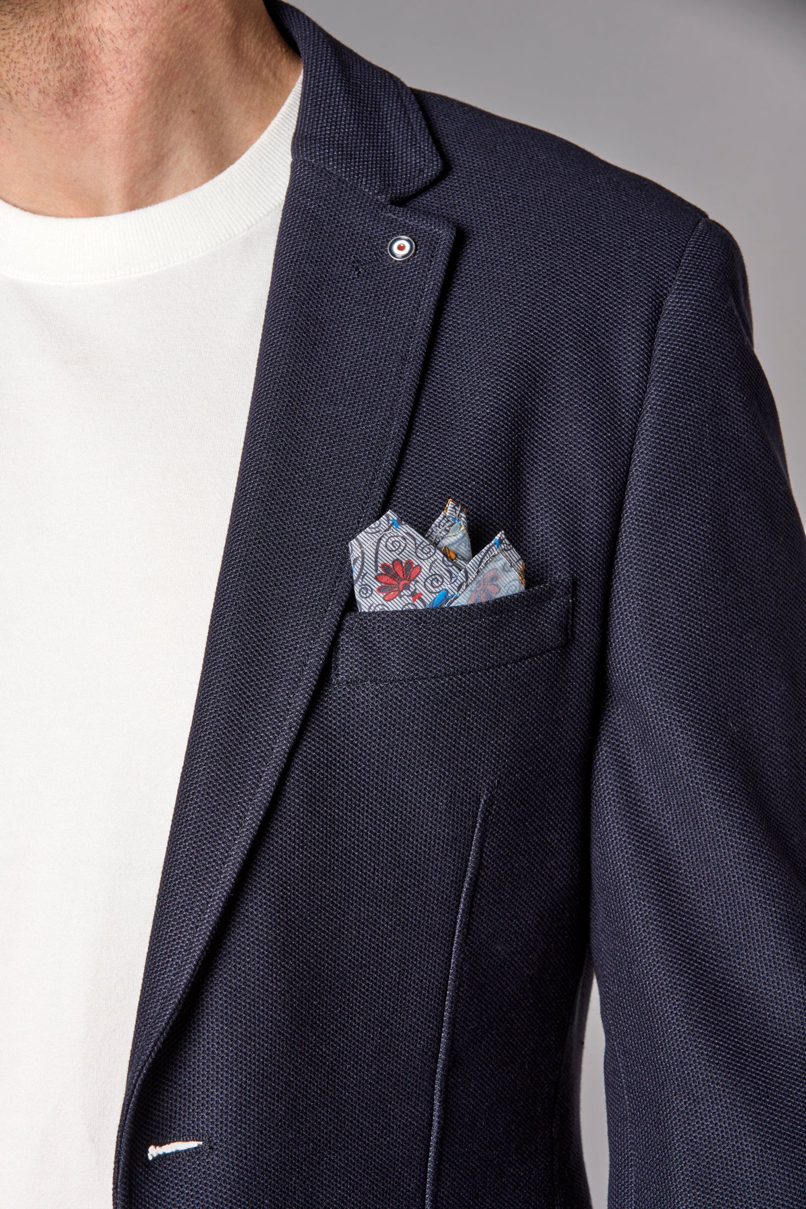 Unlined Blazer W/ Pocket Navy