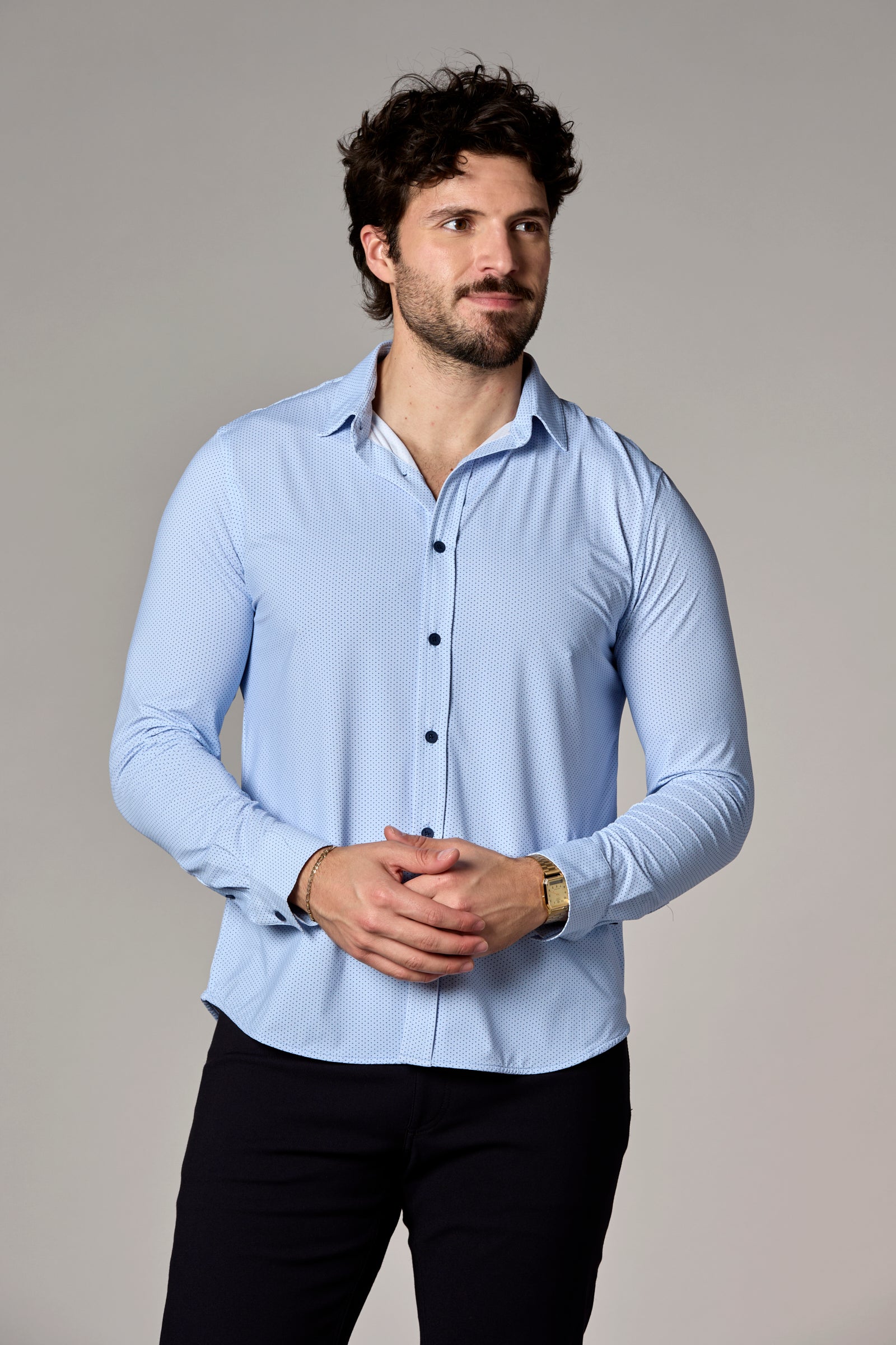 Jean Roma Longsleeve Shirt Blue
