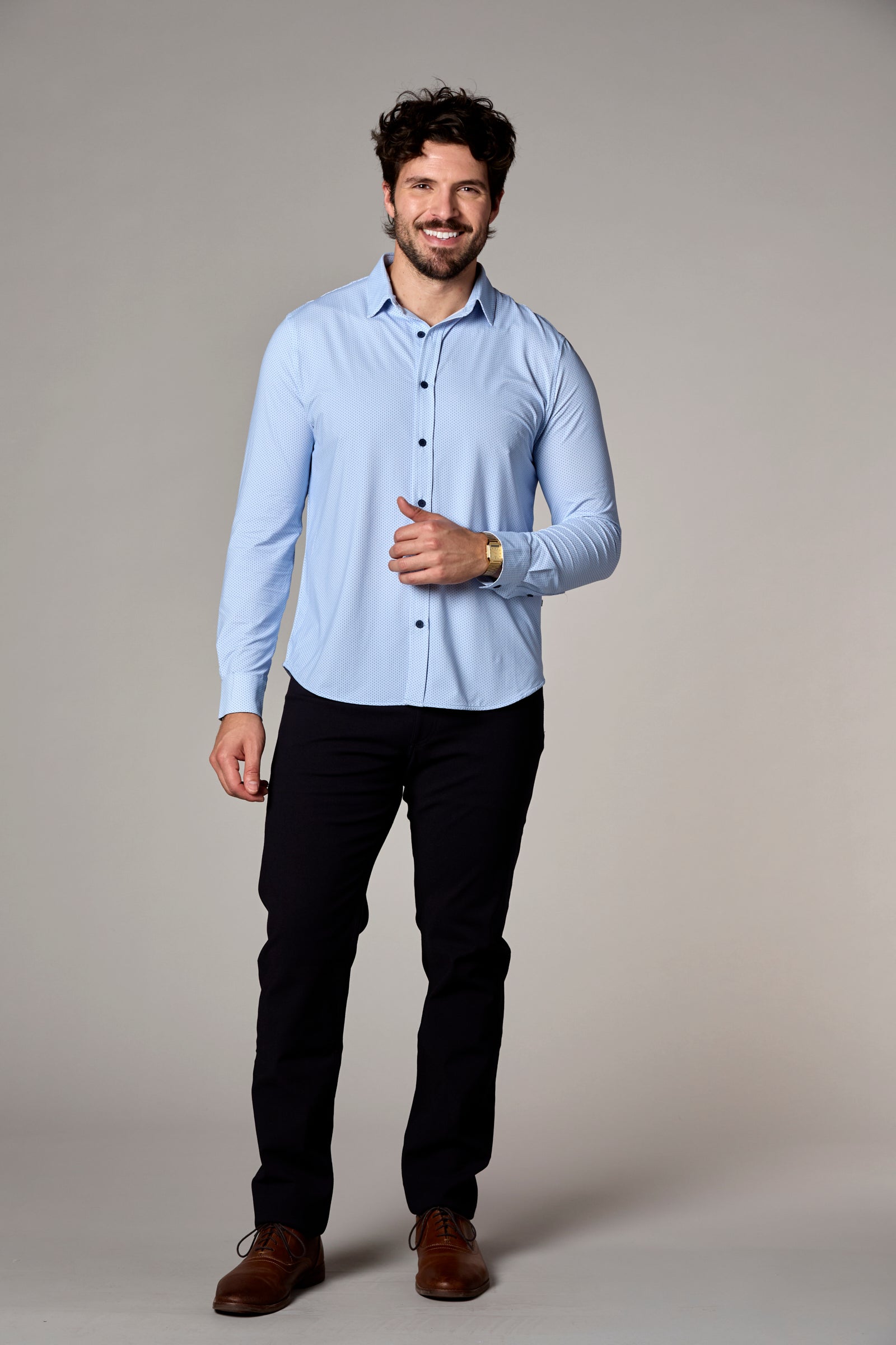 Jean Roma Longsleeve Shirt Blue