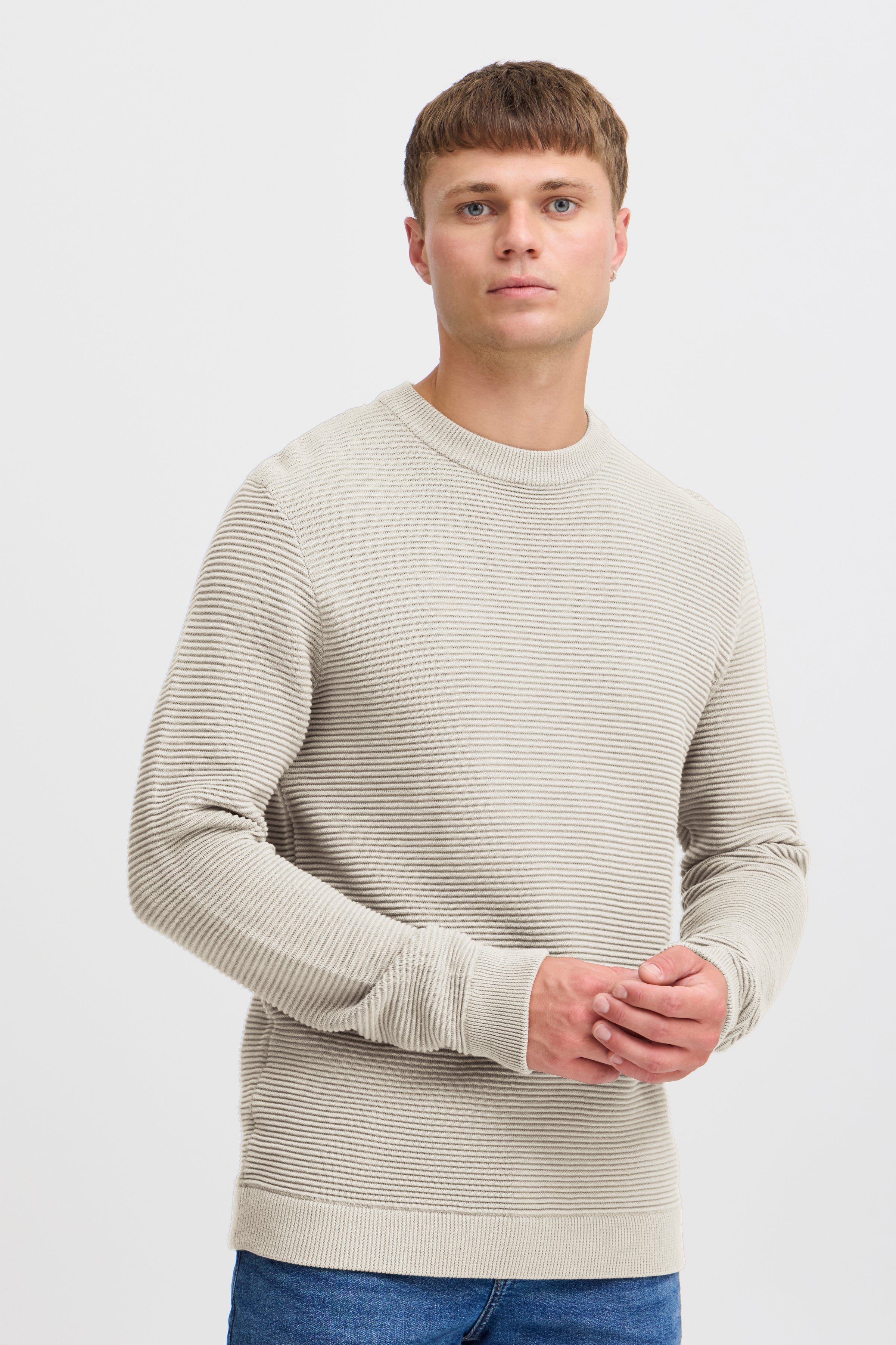 Valencia Crew Knit Oatmeal