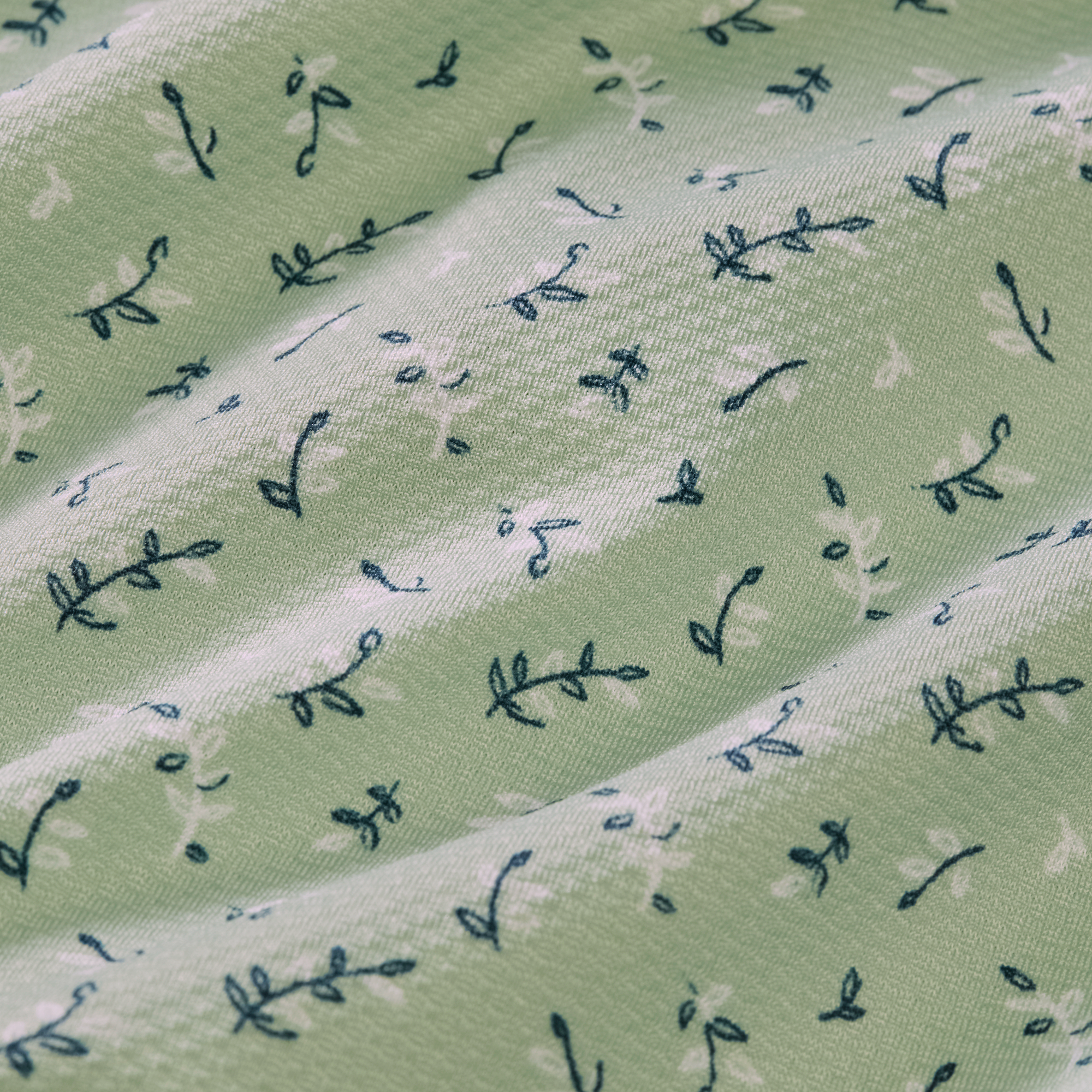 Halyard Short Sleeve Dress Shirt Pale Green Floral+Fauna