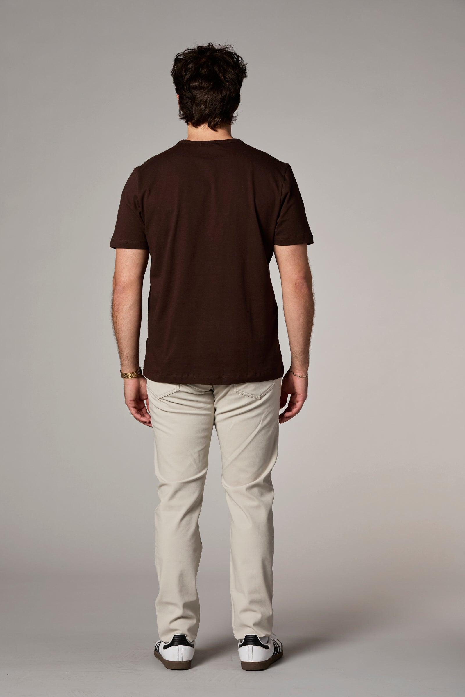 The Rick Crewneck Tee Chocolate Brown