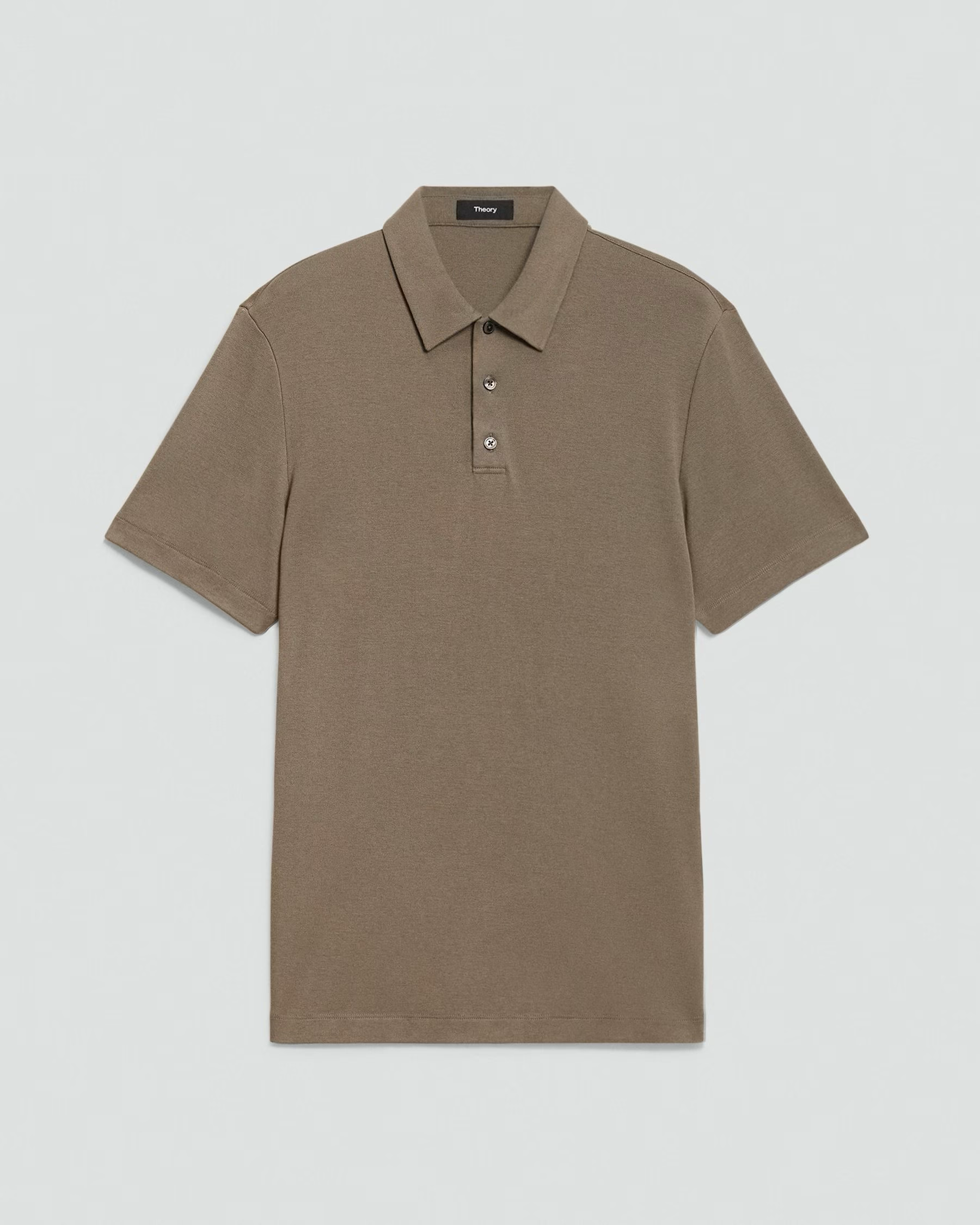 Bron Polo Shirt in Anemone Modal Jersey Morel