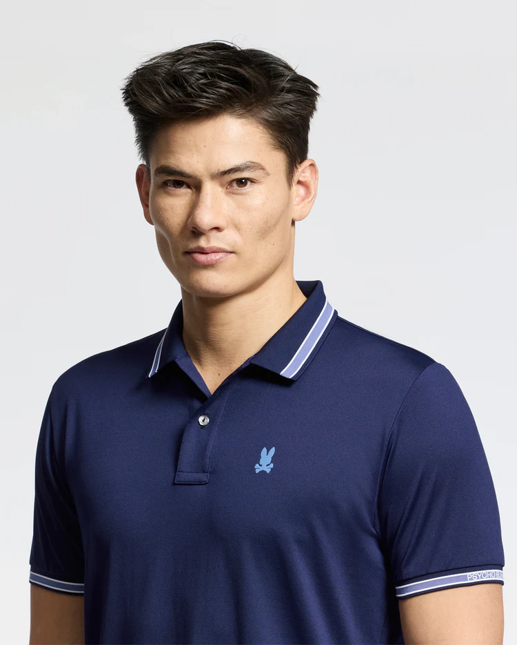 Forrest Sport Pique Polo Evening Blue