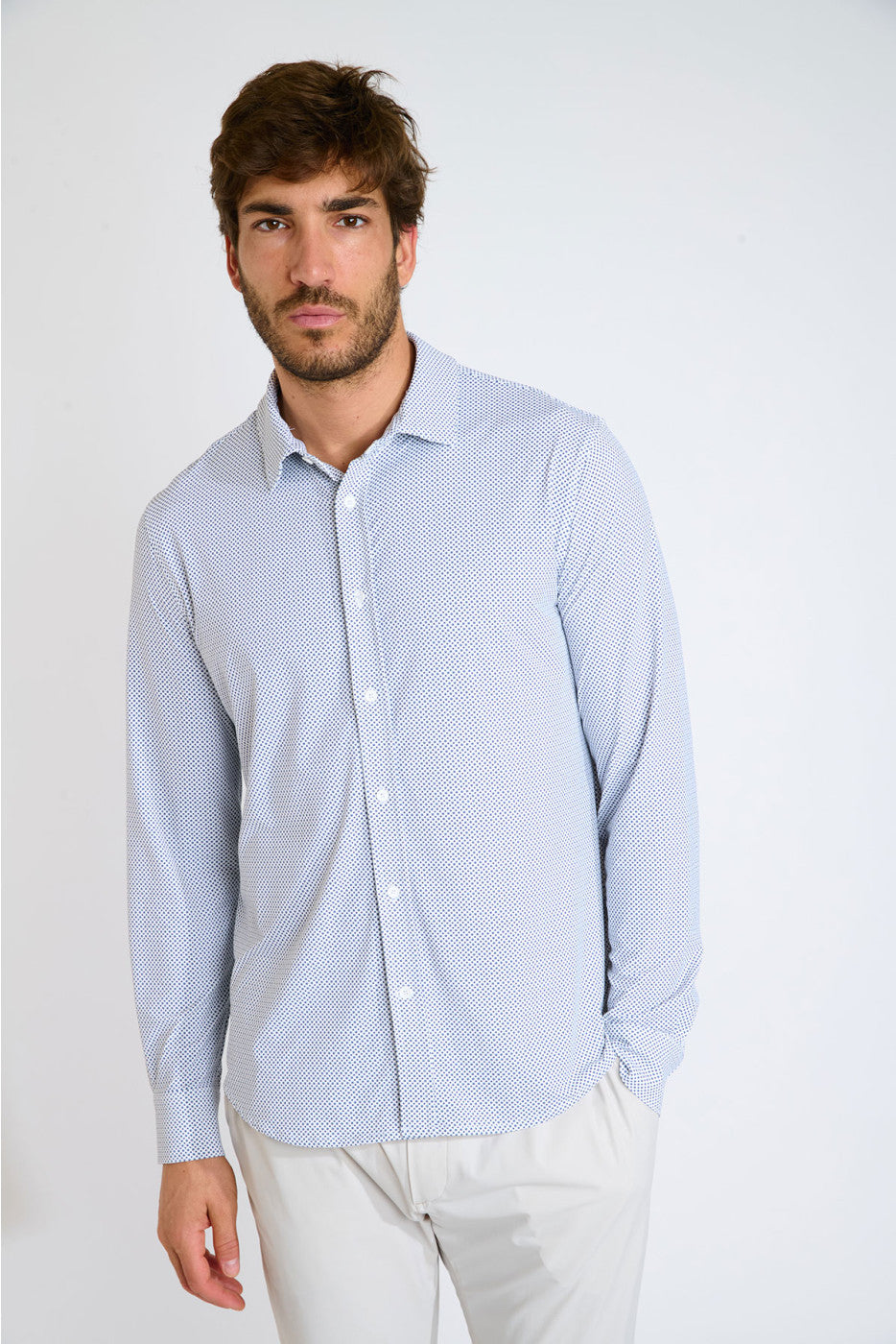 Jean Roma Longsleeve Shirt Navy