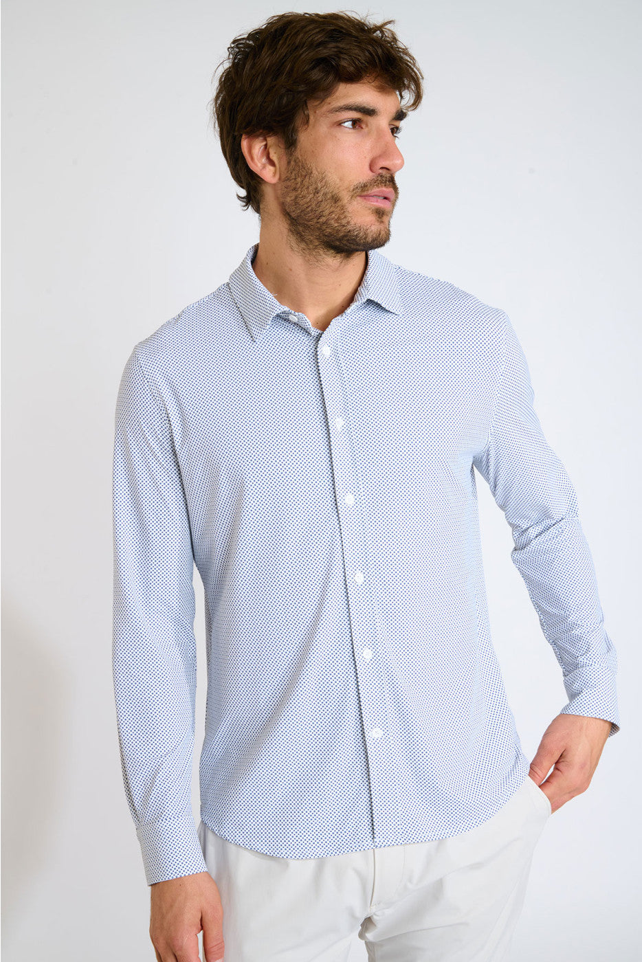 Jean Roma Longsleeve Shirt Navy