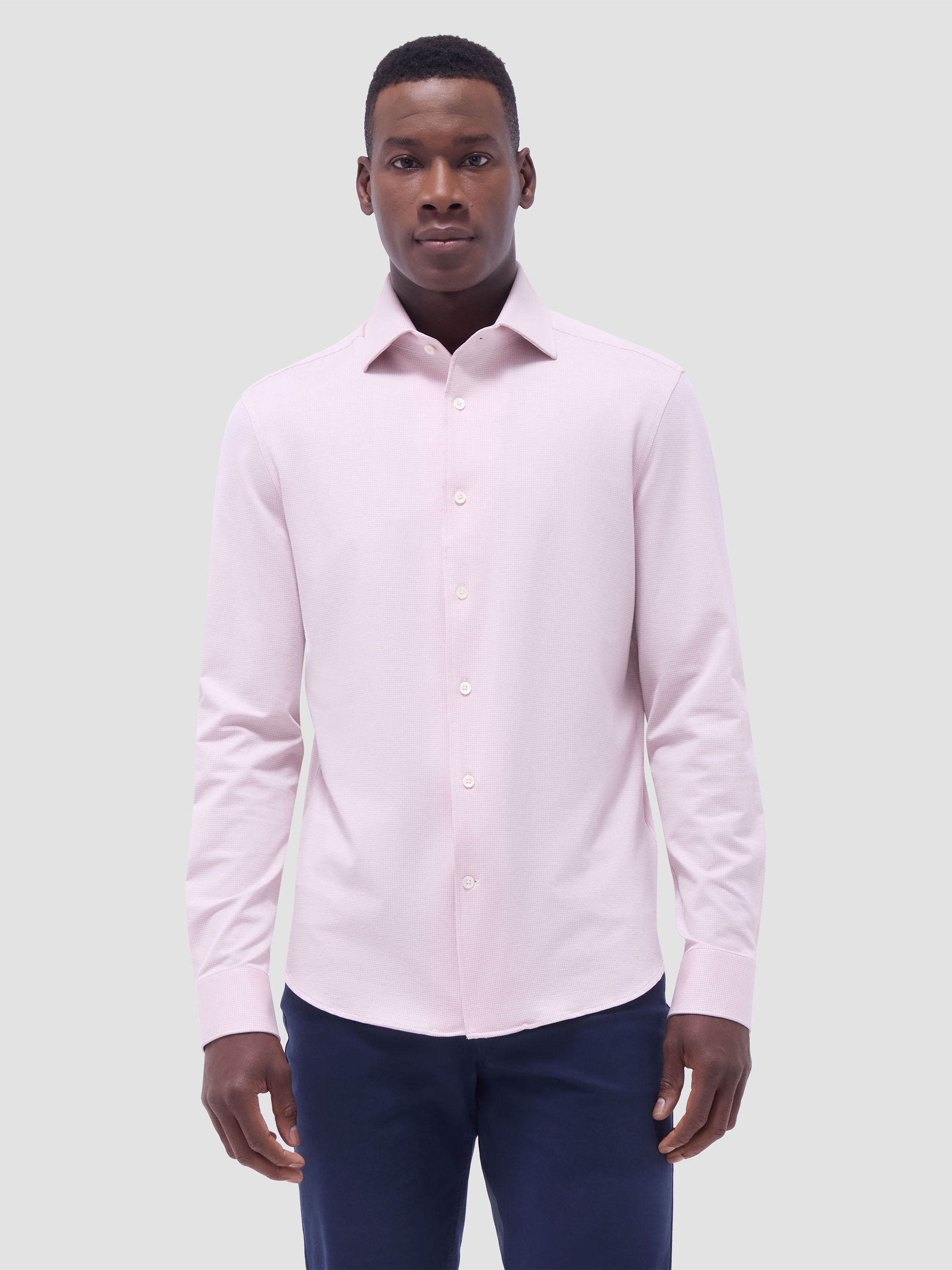 OOOHCotton Devon Long Sleeve Shirt Dusty Pink