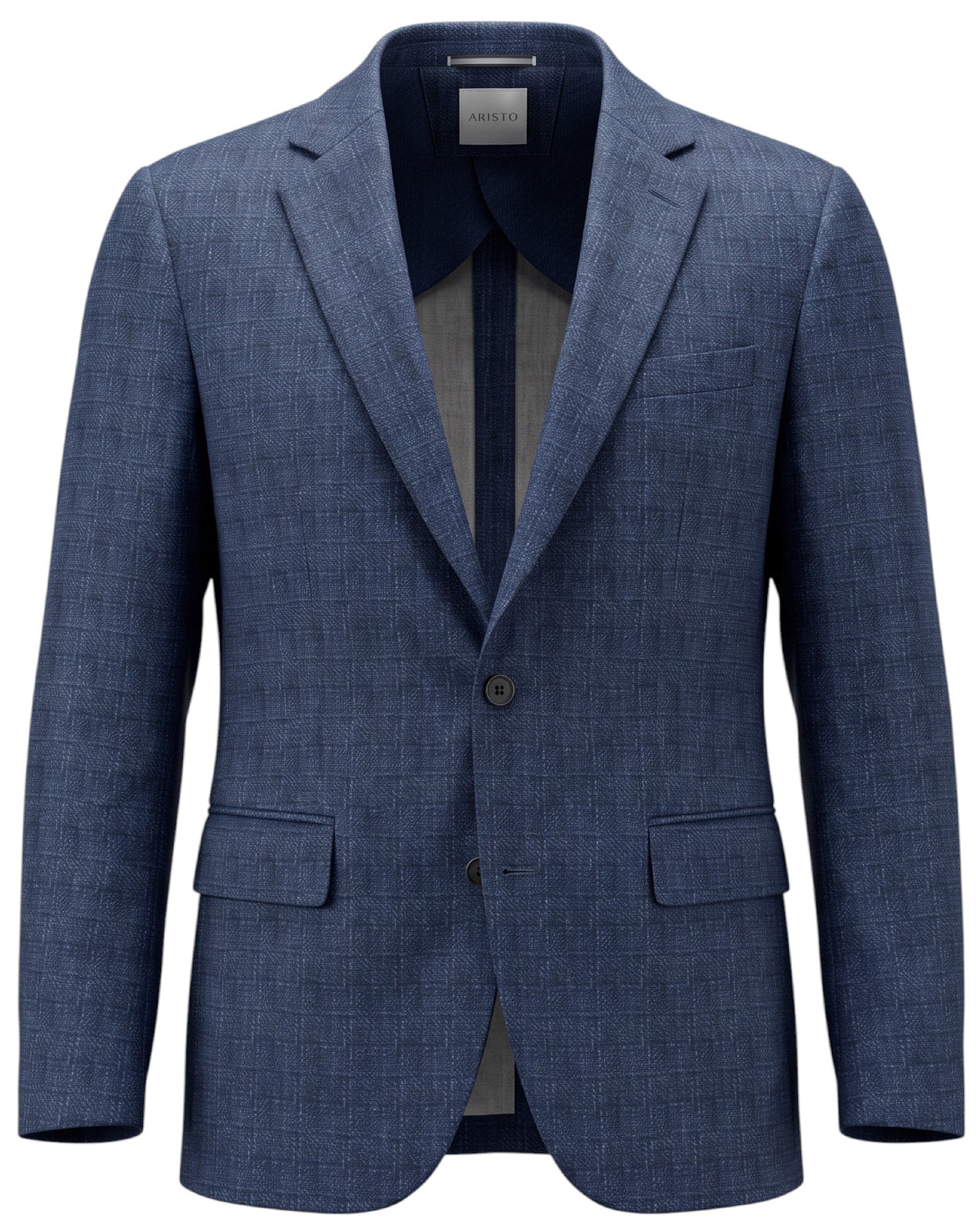 Arani Modern Fit Lifestyle Jacket Blue Texture