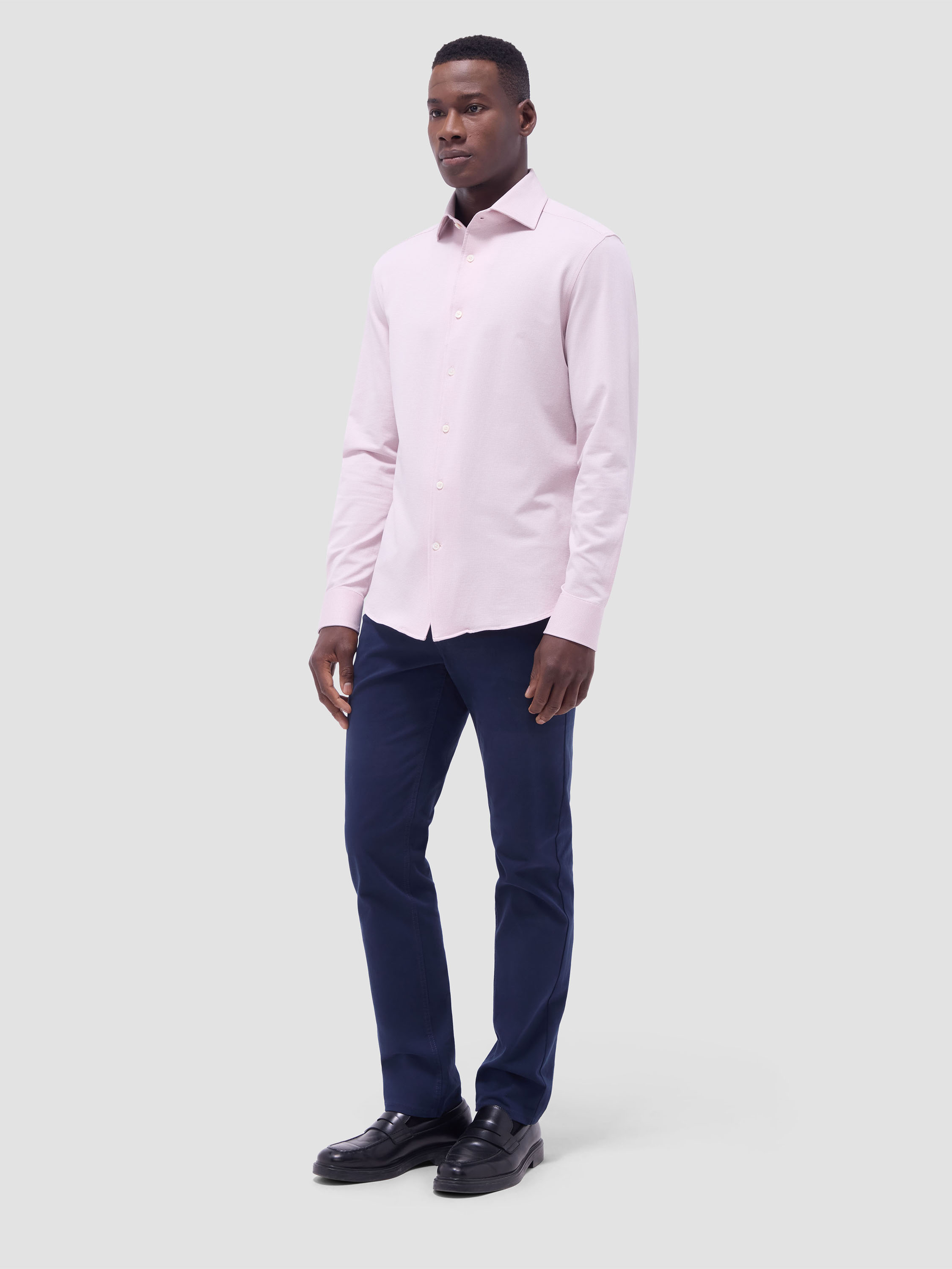 OOOHCotton Devon Long Sleeve Shirt Dusty Pink