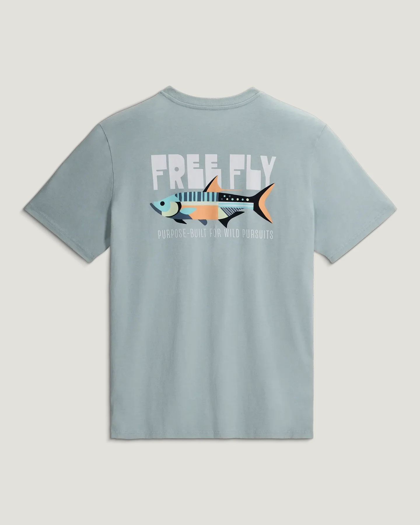 Wild Pursuits Pocket Tee Ocean Mist