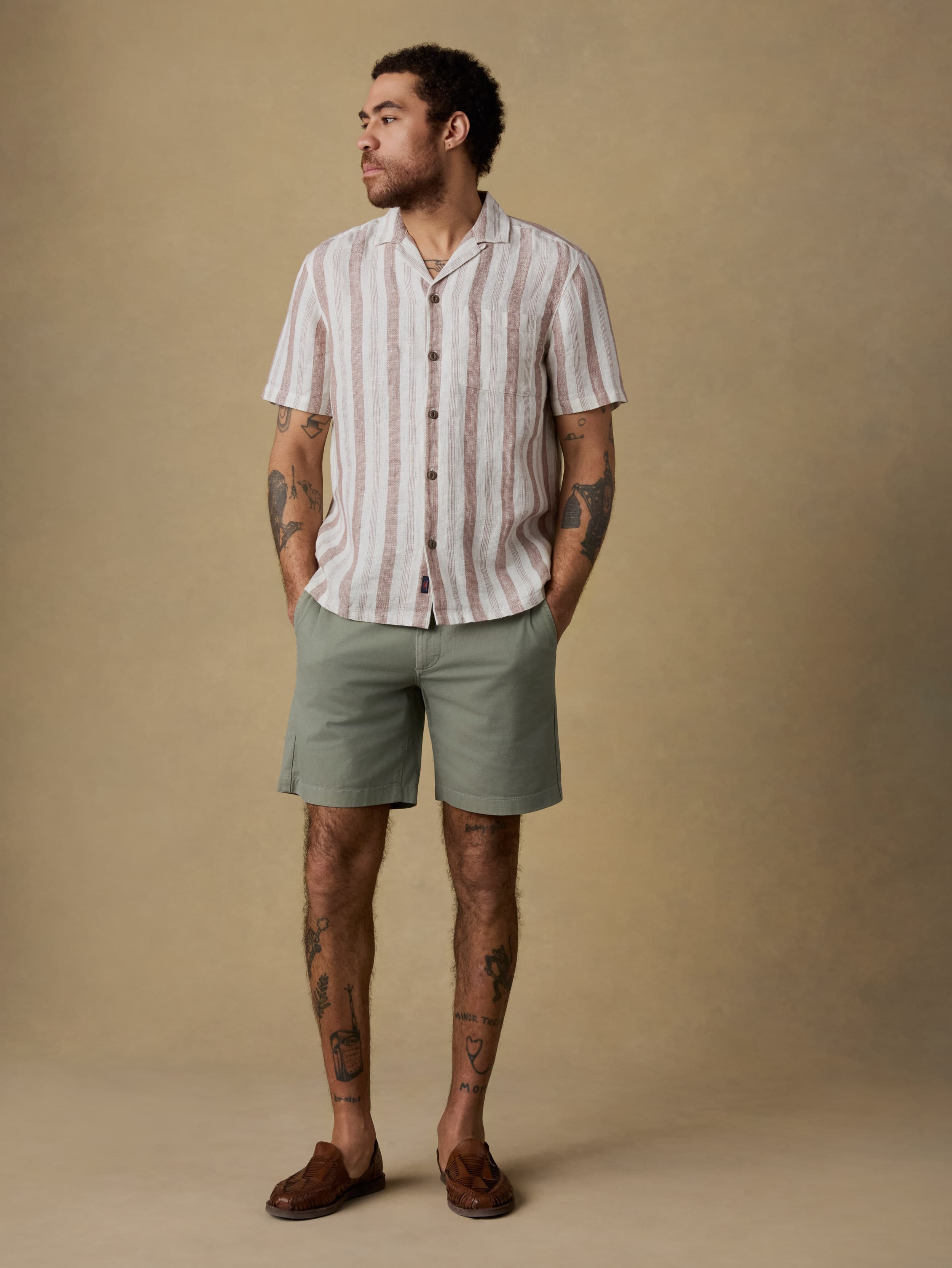Essential Chino Short Trail Olive
