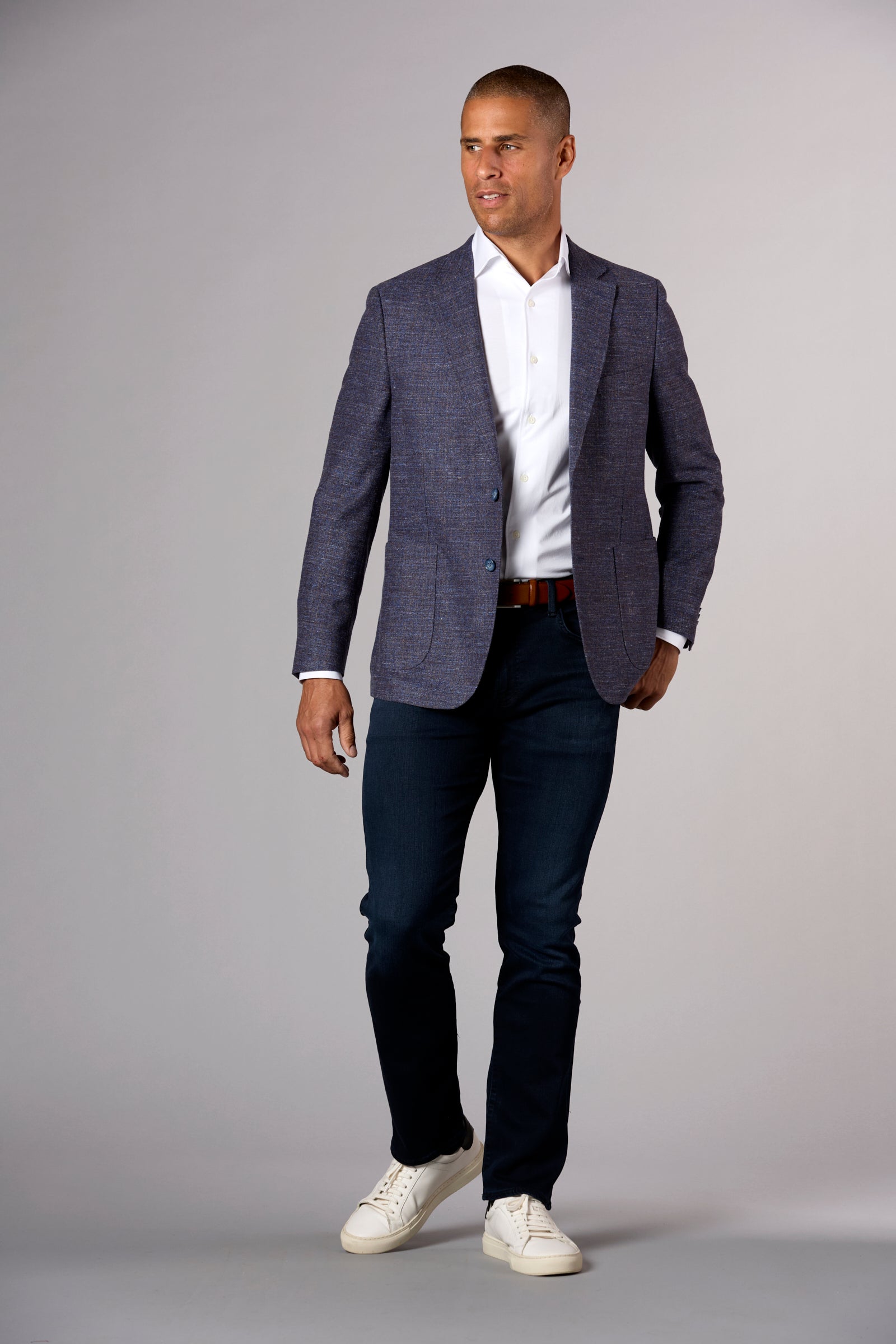 Layton-Modern Soft Sport Coat Denim Blue
