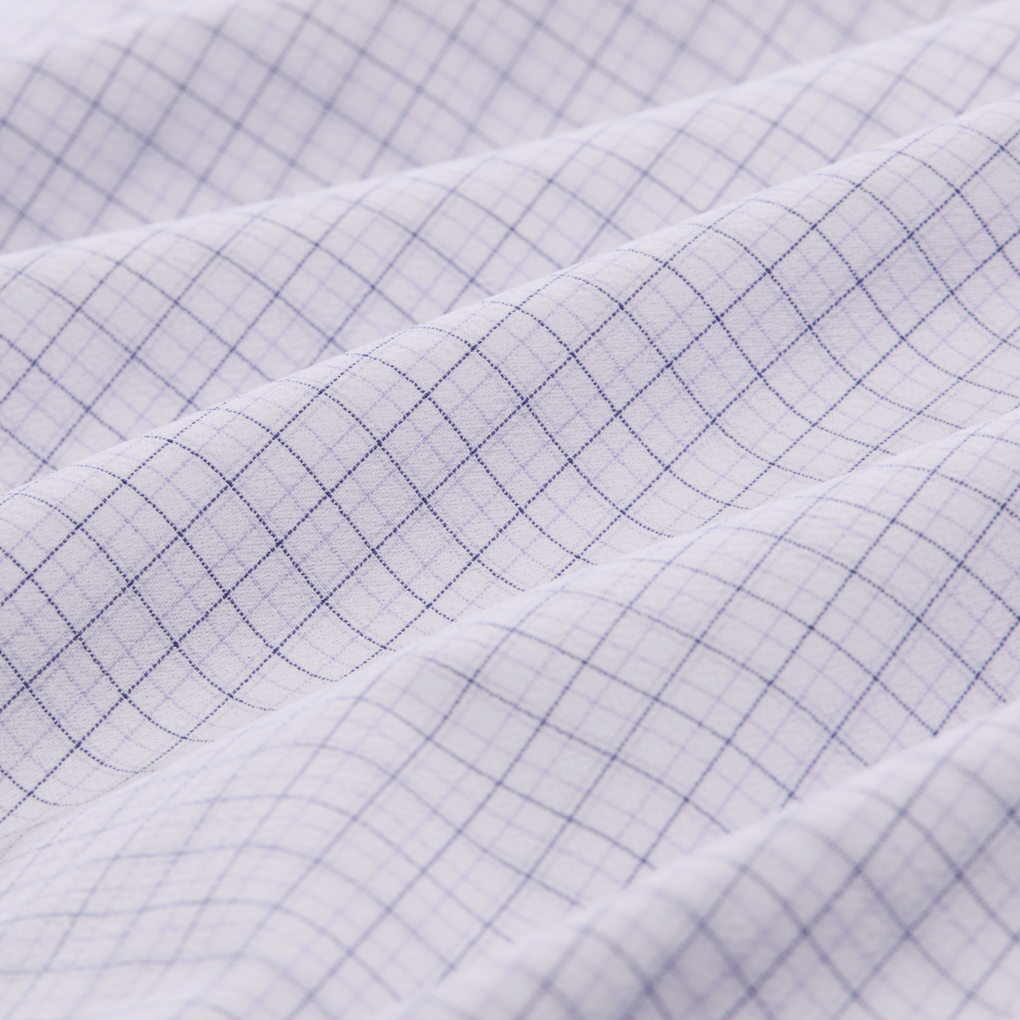 Leeward Long Sleeve Dress Shirt Lavender Michael Plaid