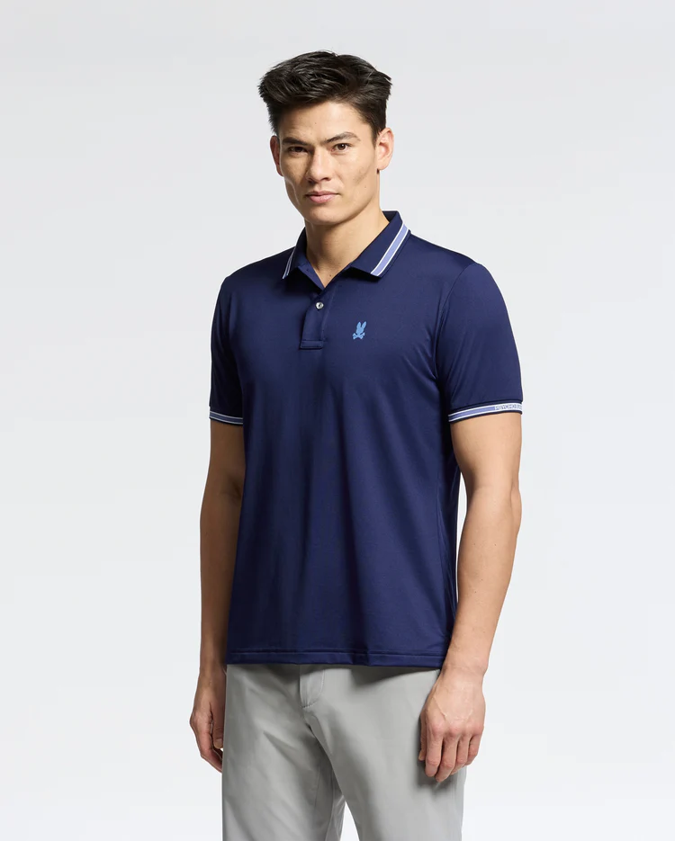 Forrest Sport Pique Polo Evening Blue