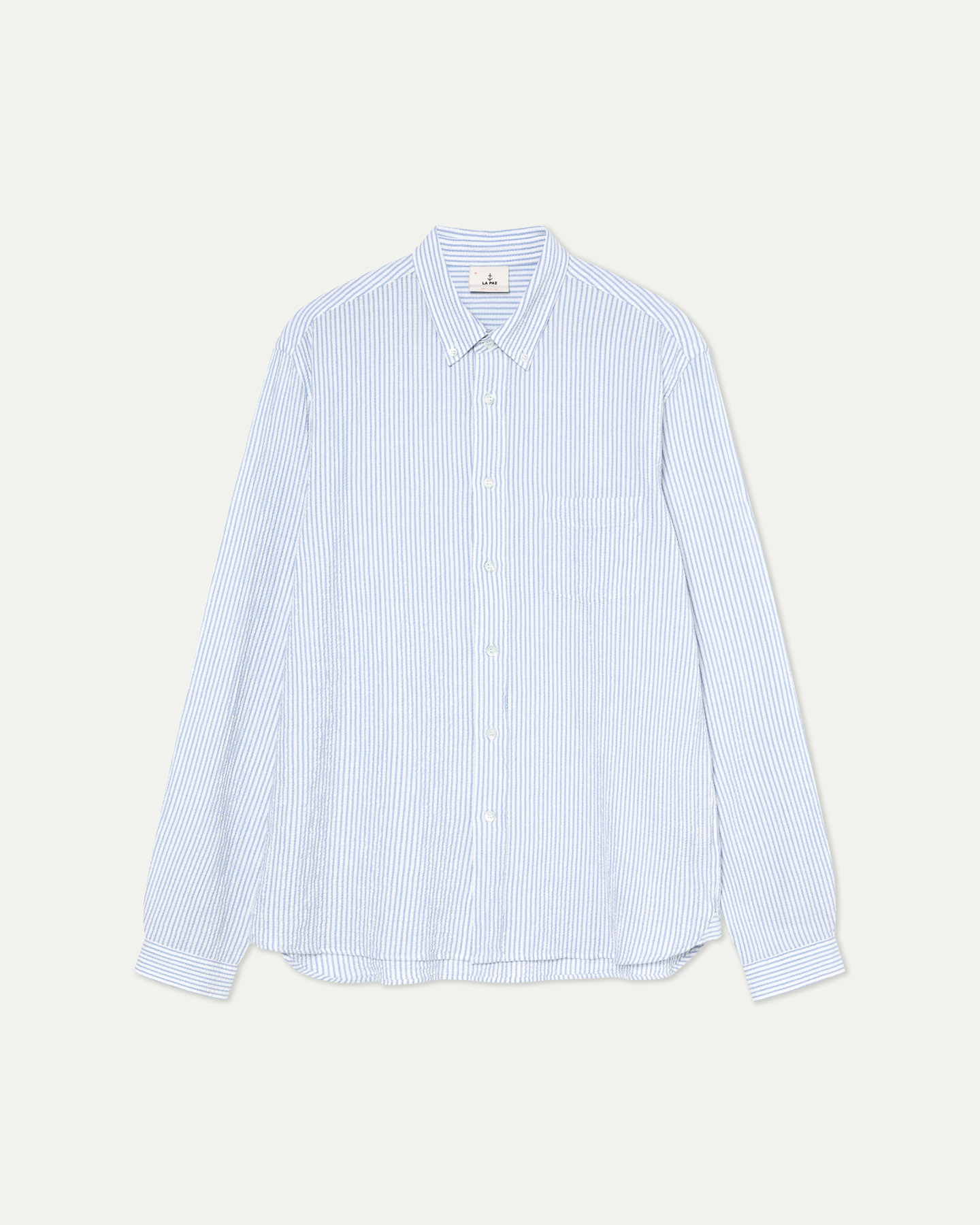 Branco Shirt Azure Stripes