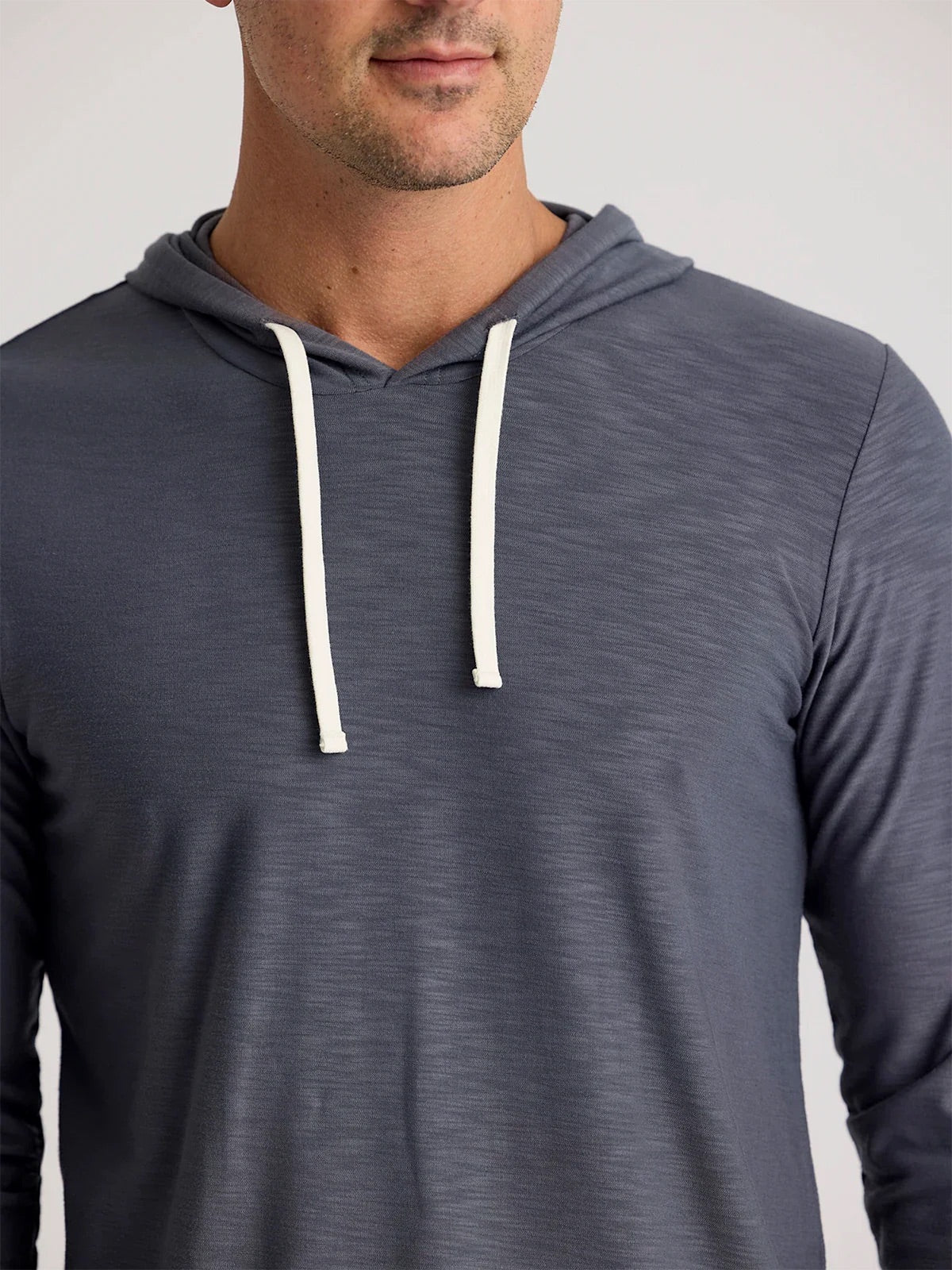 Bamboo Slub Hoodie II Storm Cloud
