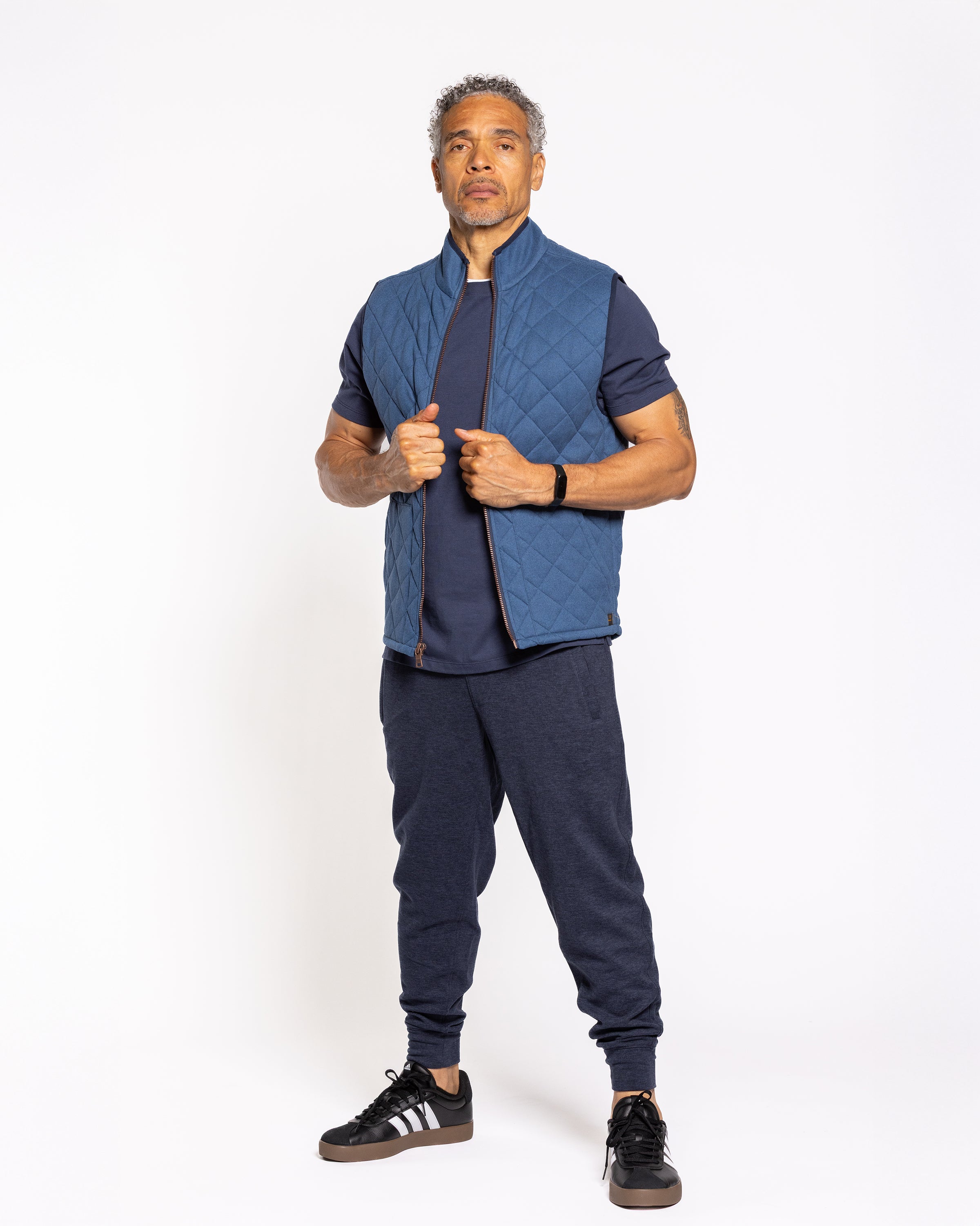 Manhattan Vest Indigo Night