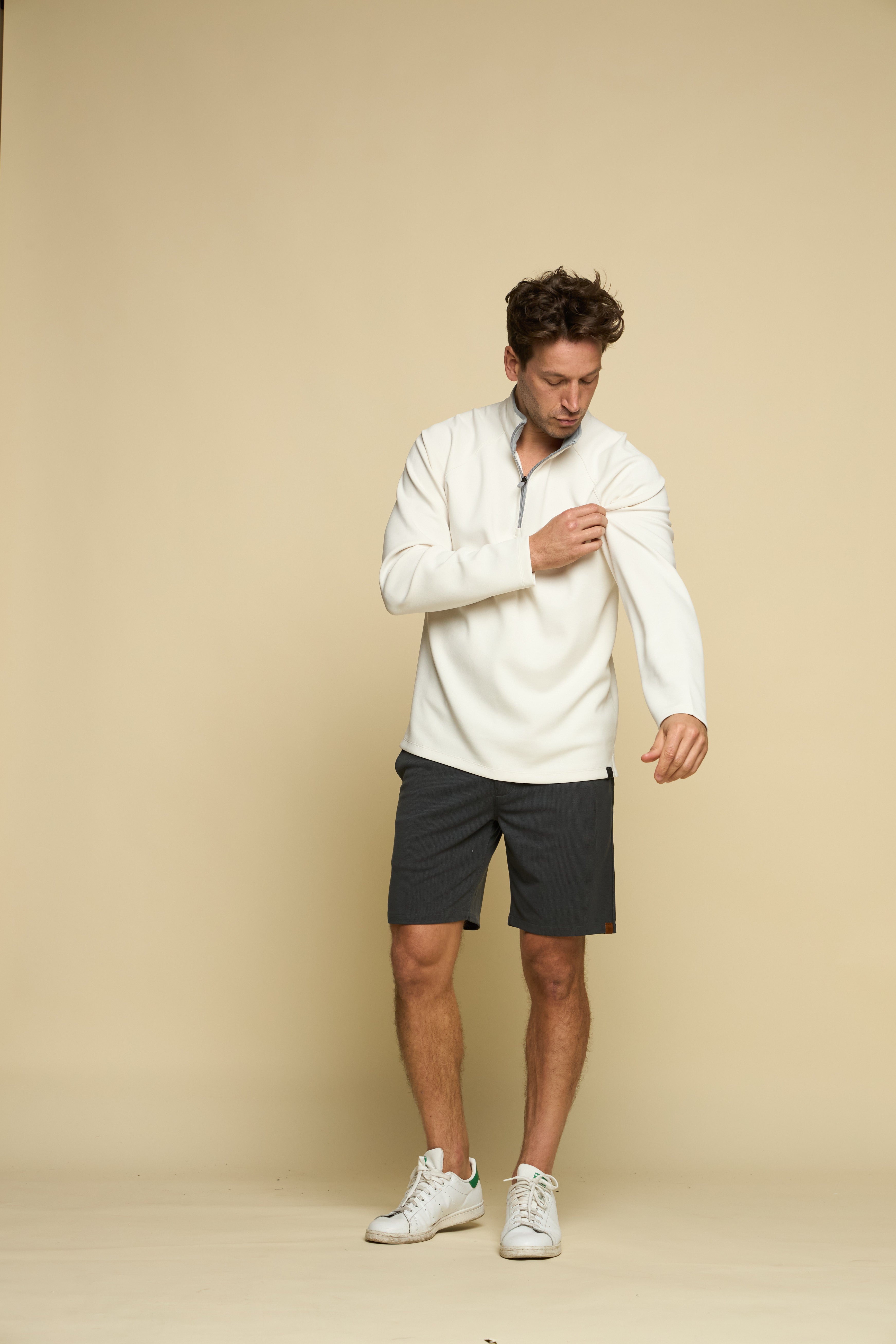 Later On Qtr Zip Birch