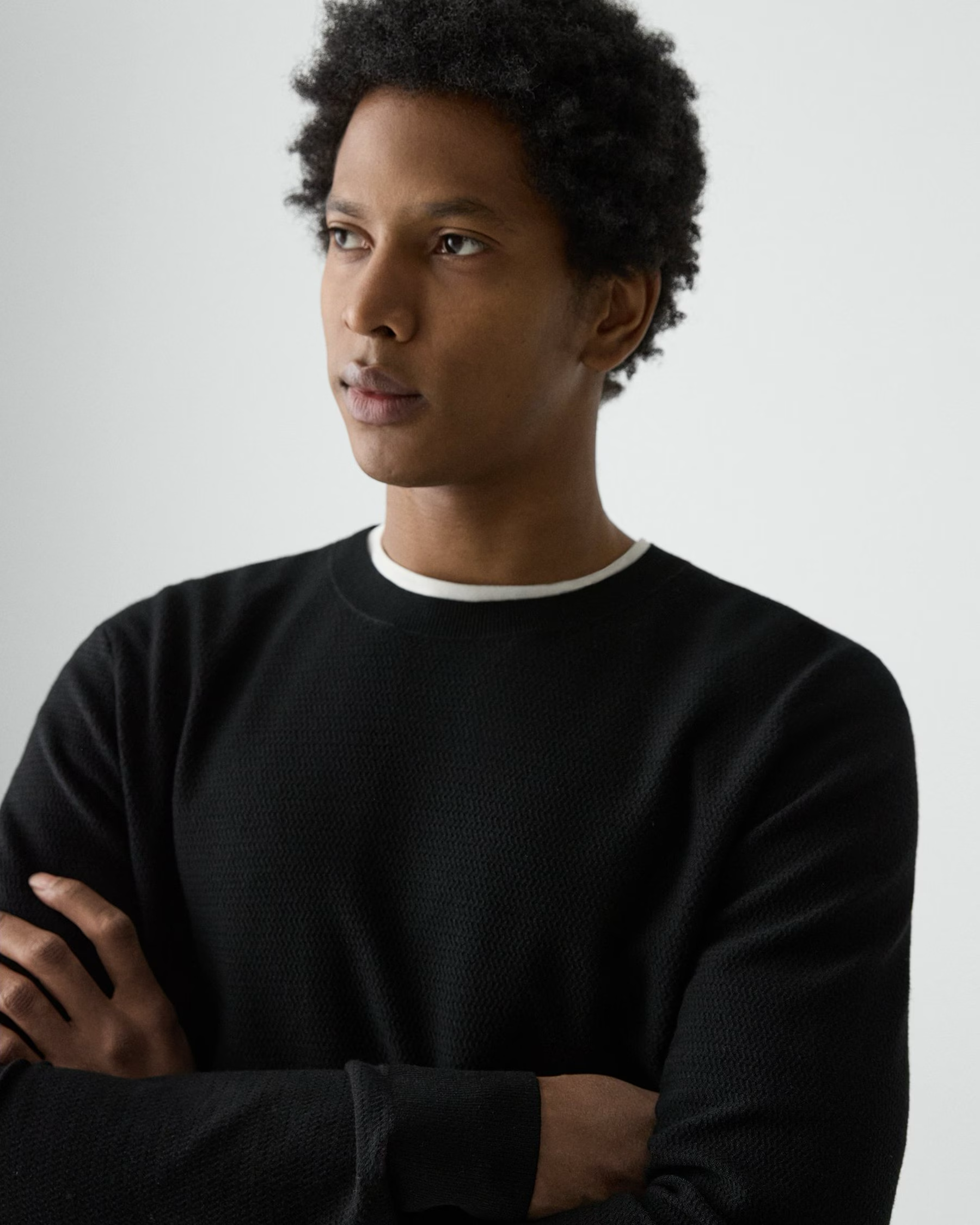 Riland Light Bilen Crewneck Sweater Black