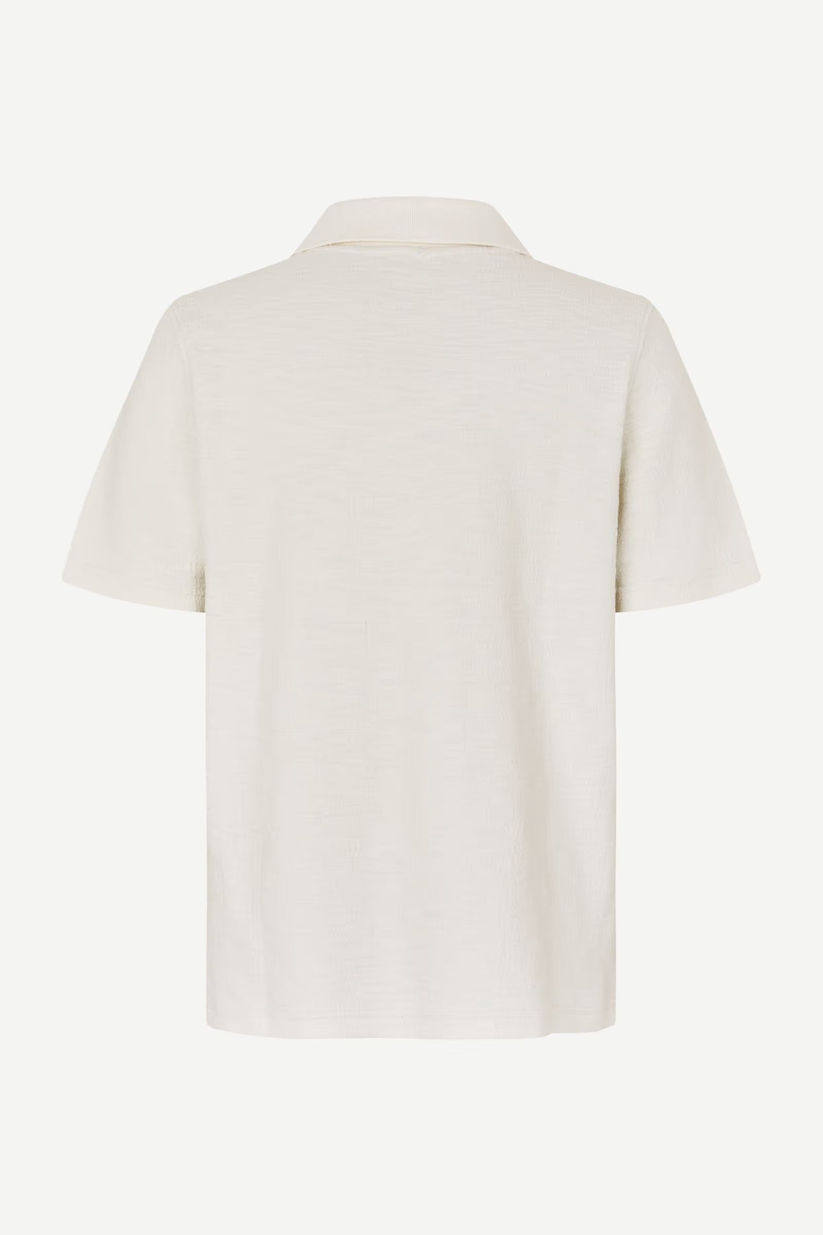 Samac V-Neck Polo Clear Cream