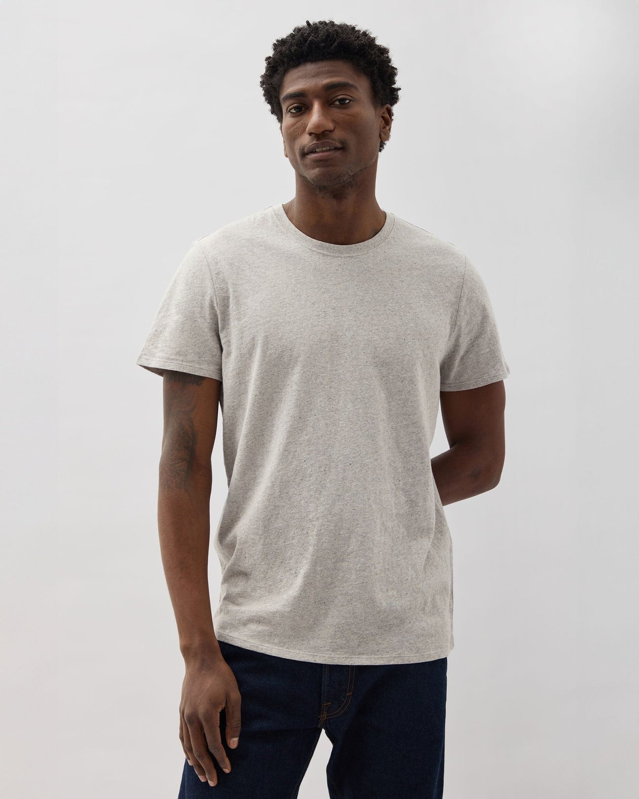 Vintage Jersey Tee Athletic Heather Grey