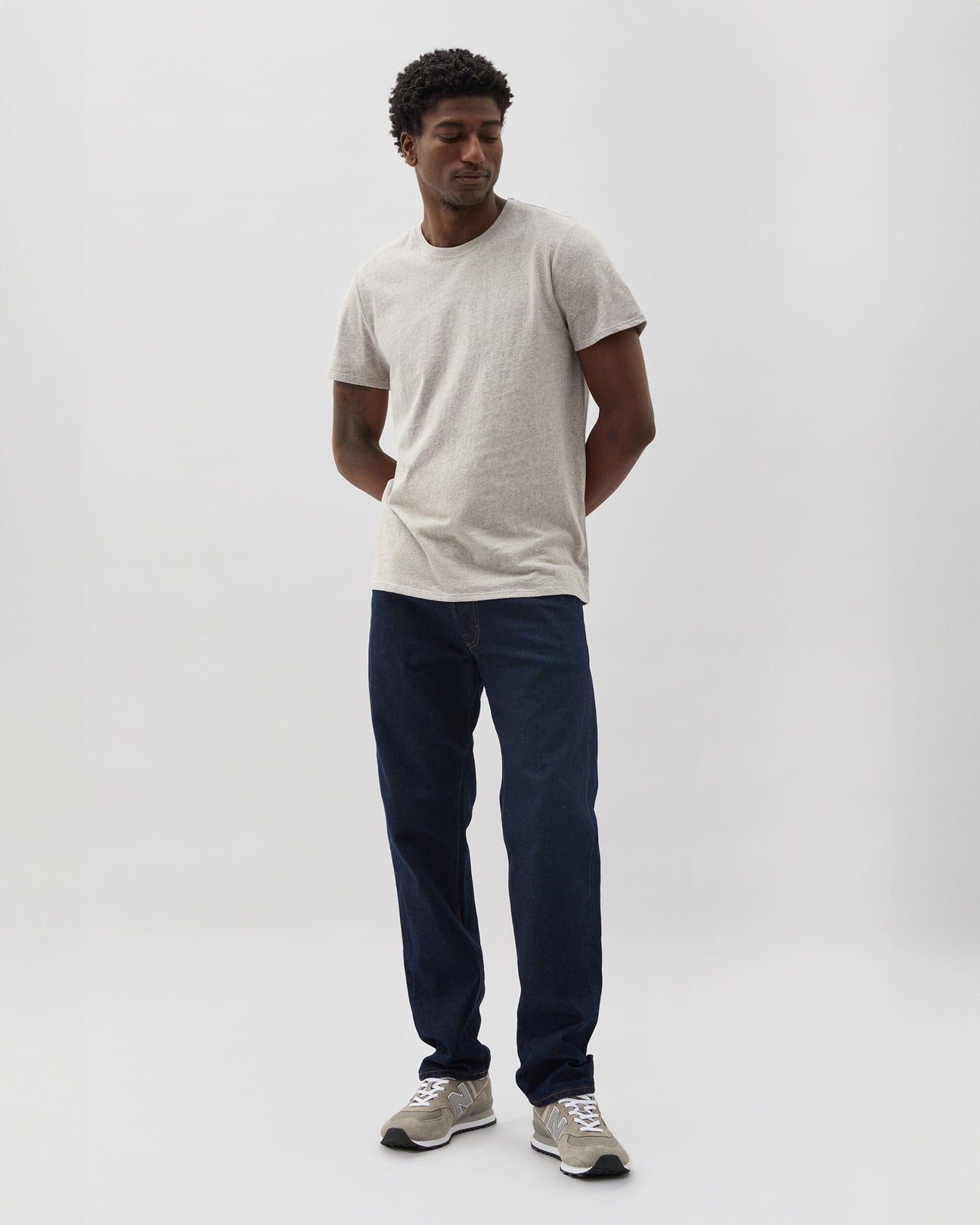 Vintage Jersey Tee Athletic Heather Grey