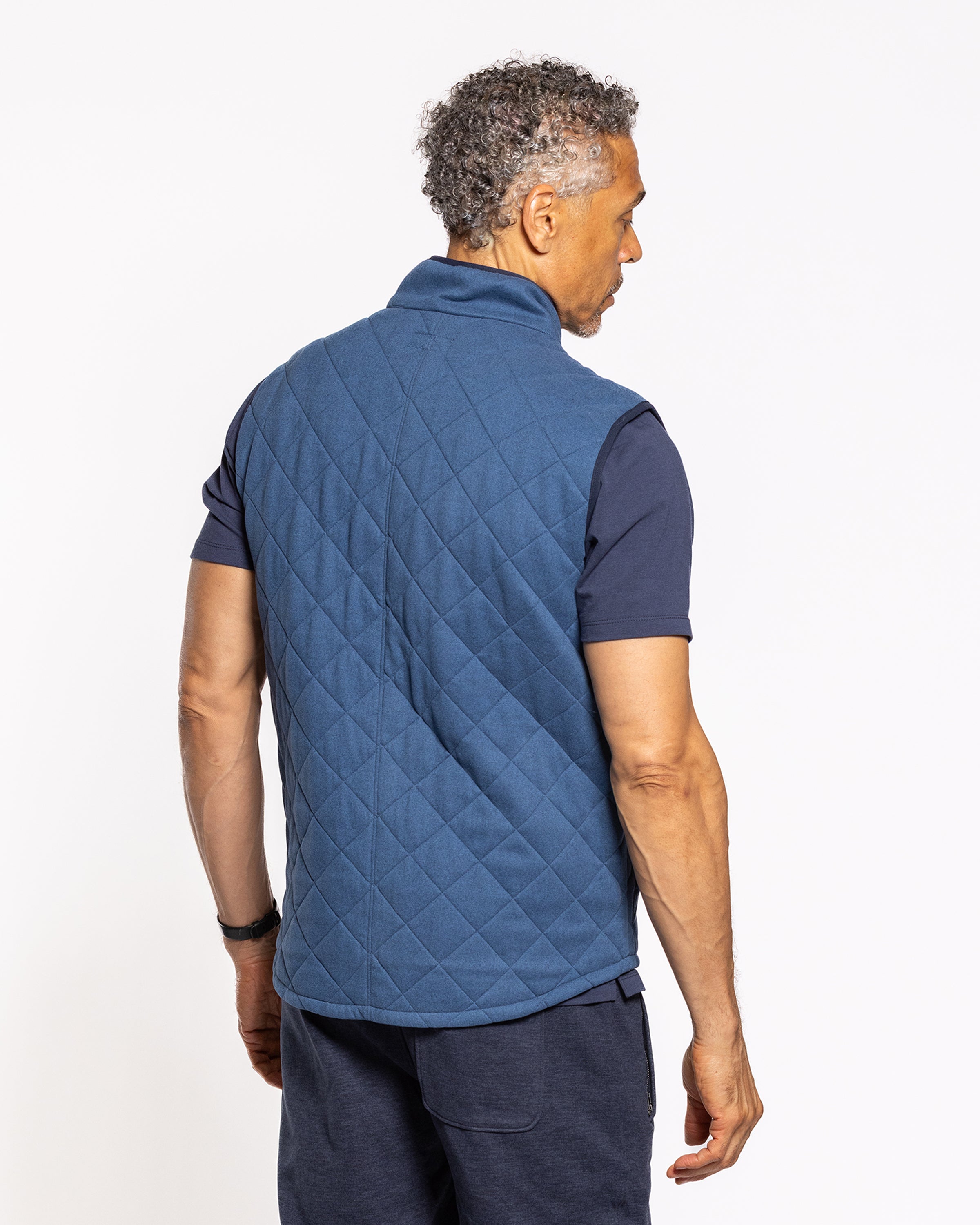 Manhattan Vest Indigo Night