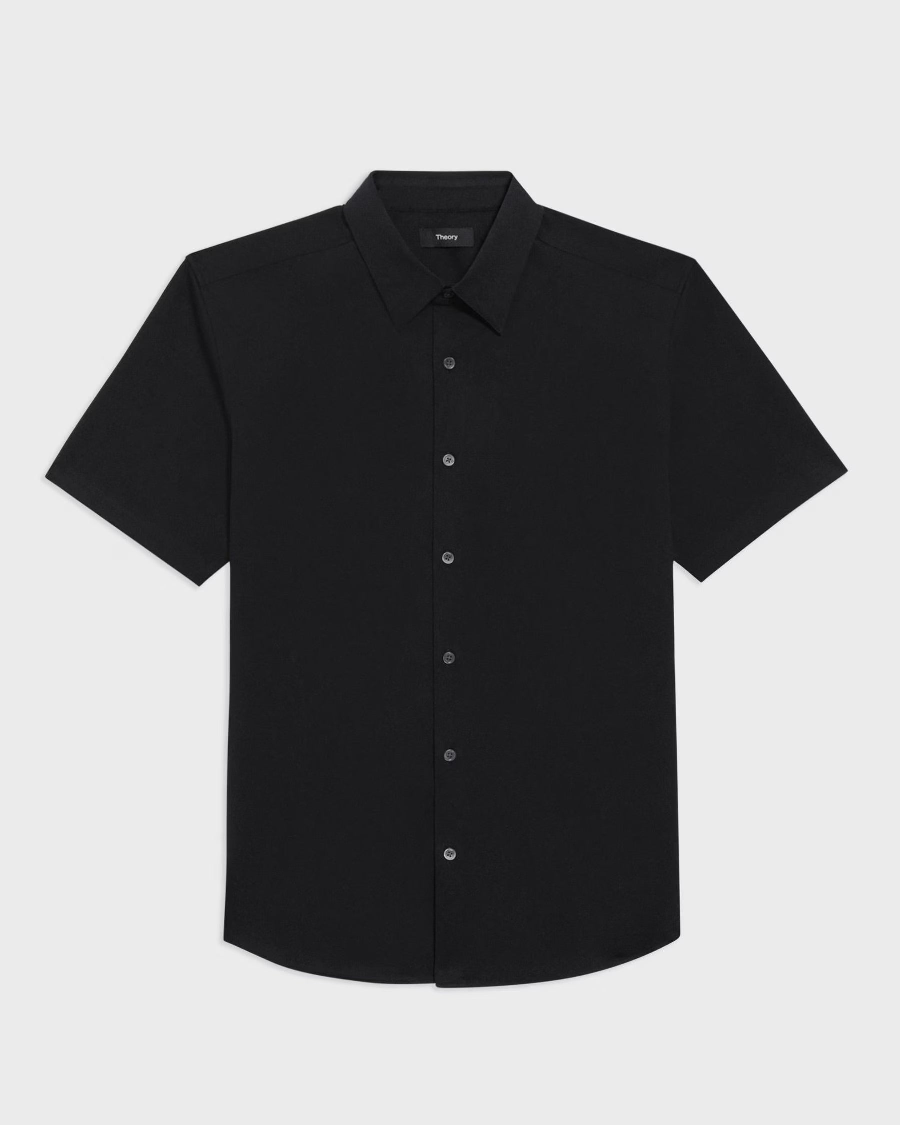 Irving Sylvain Structure Short Sleeve Shirt Black