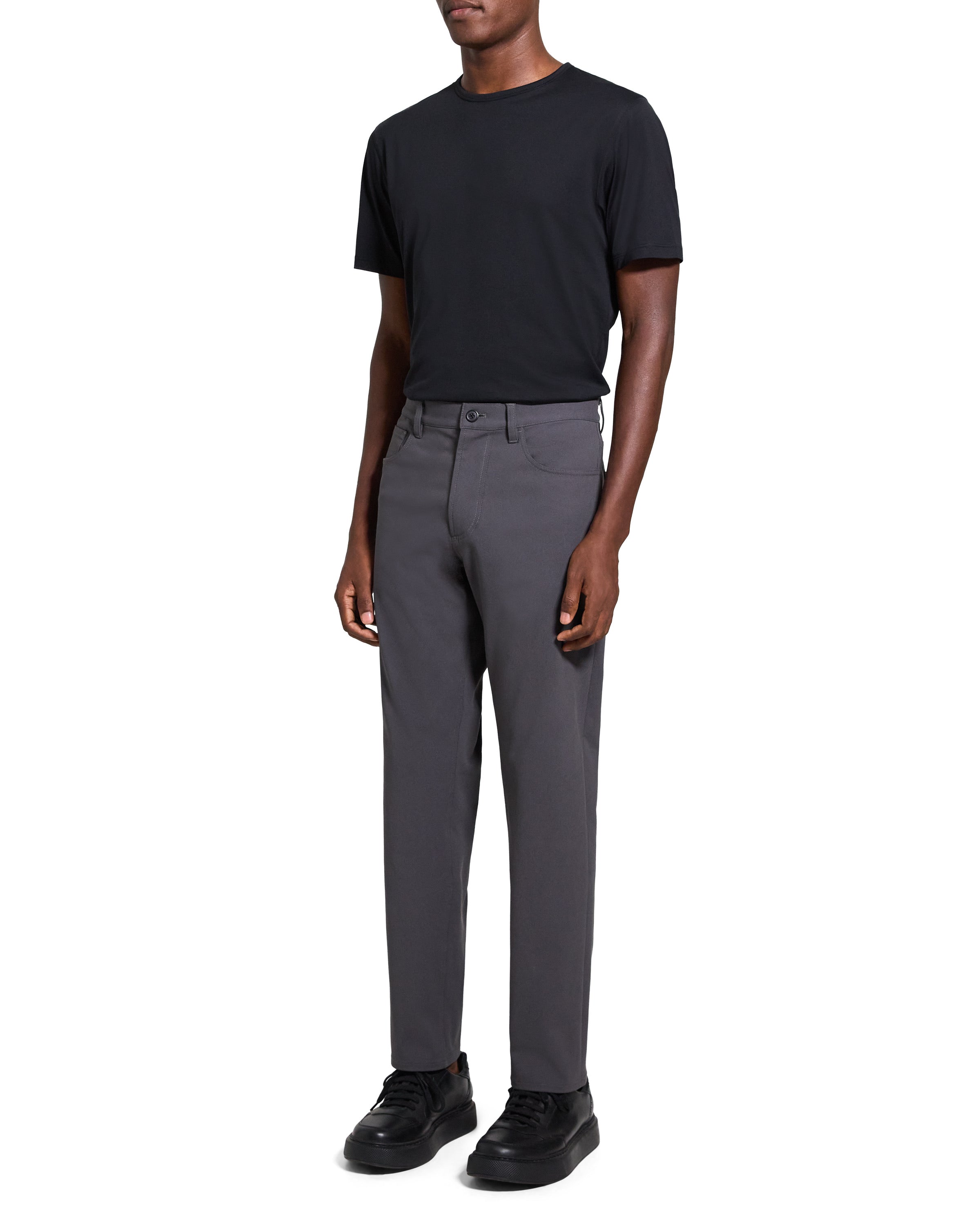 Raffi Pant in Neoteric Twill Dark Grey