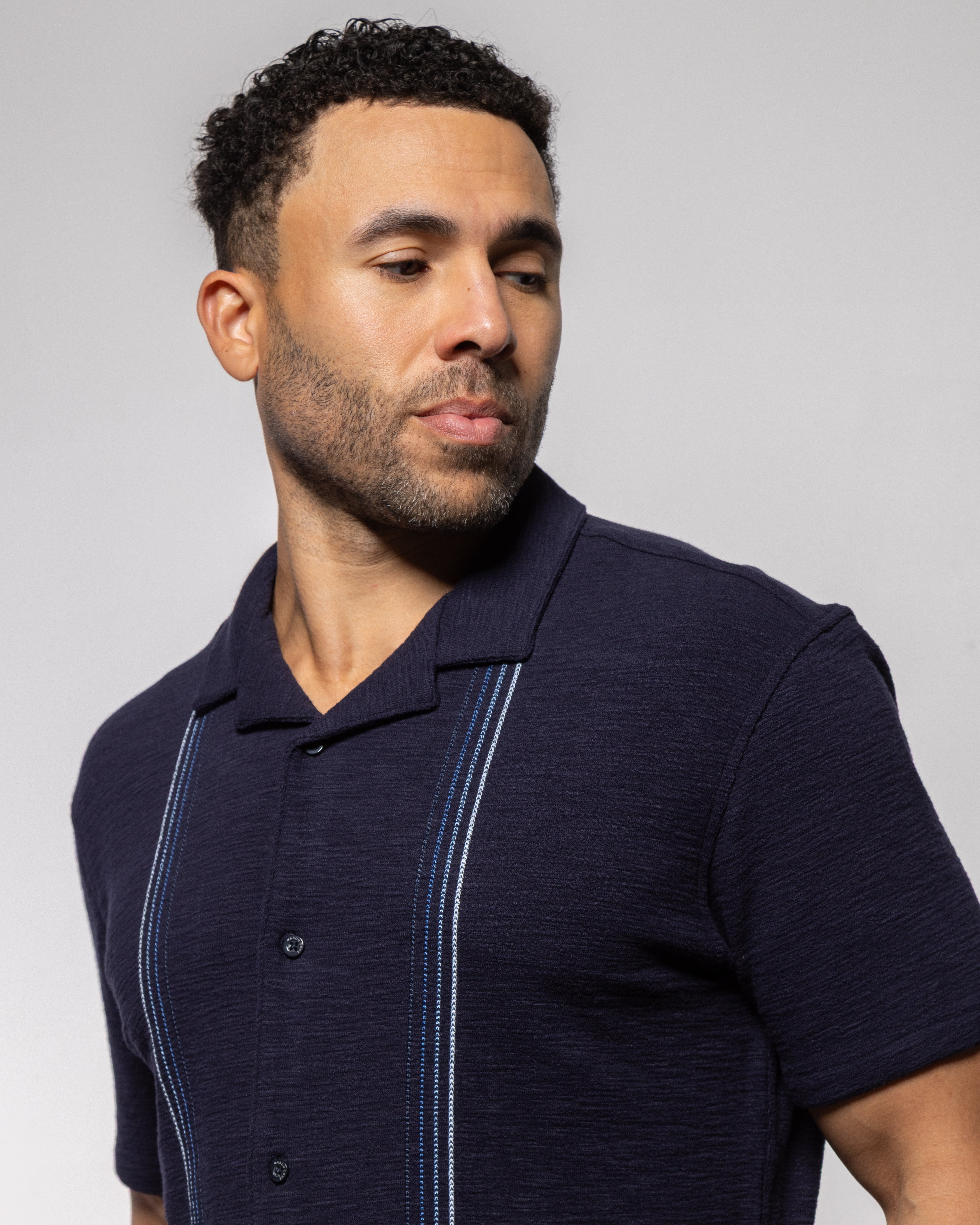 Napa Camp Shirt Indigo Night